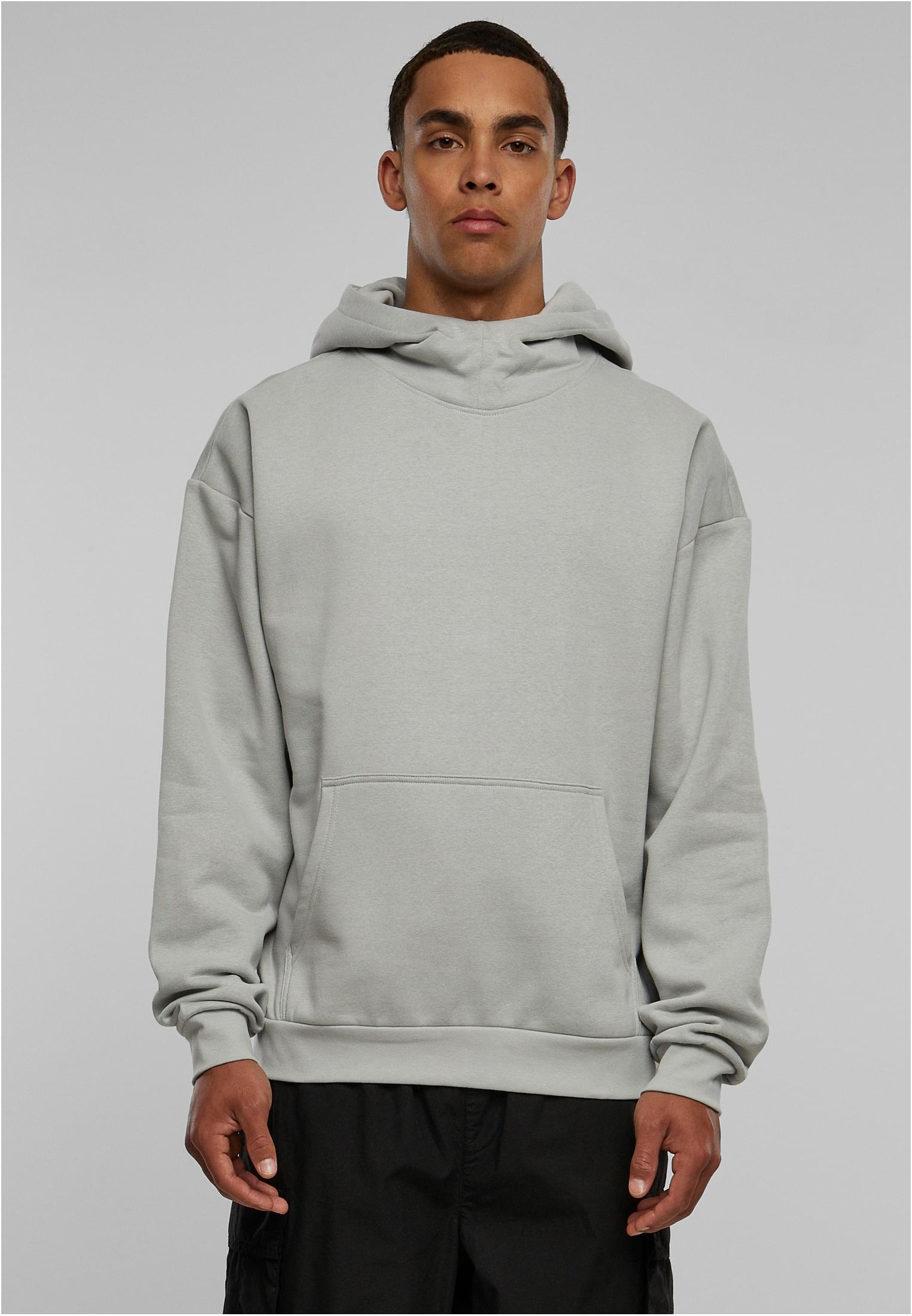 High Neck Hoody | lightasphalt