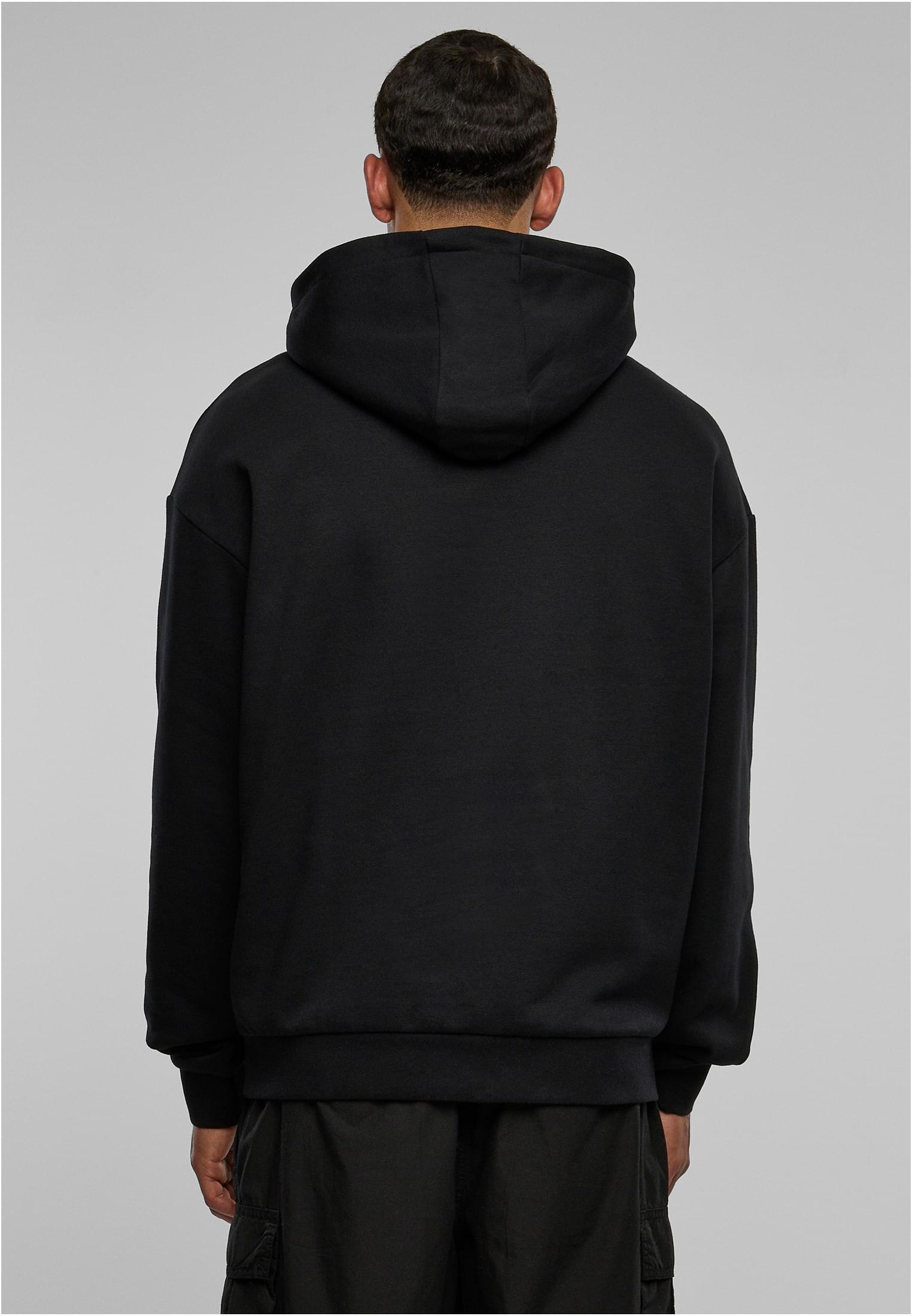 High Neck Hoody | black