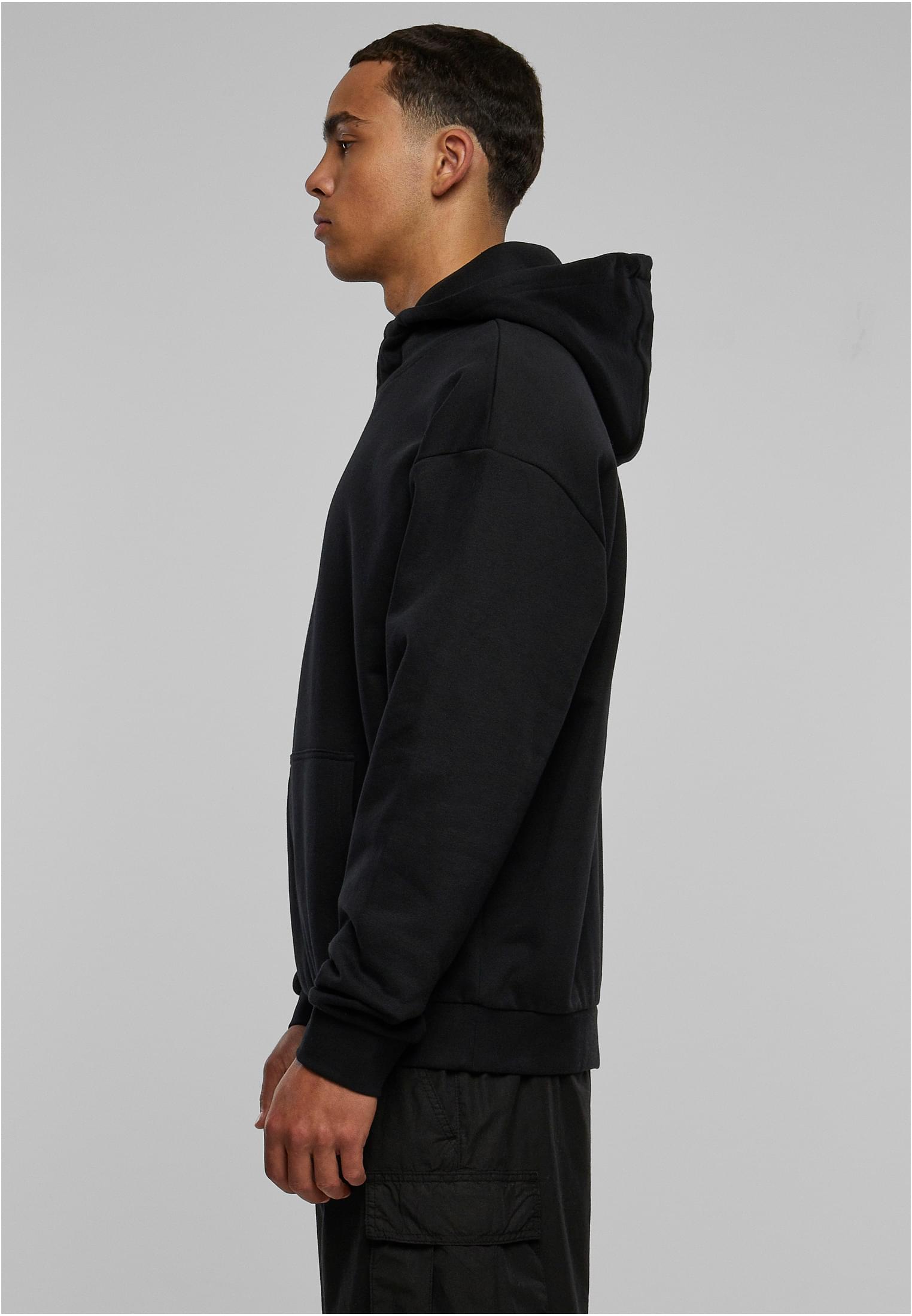 High Neck Hoody | black