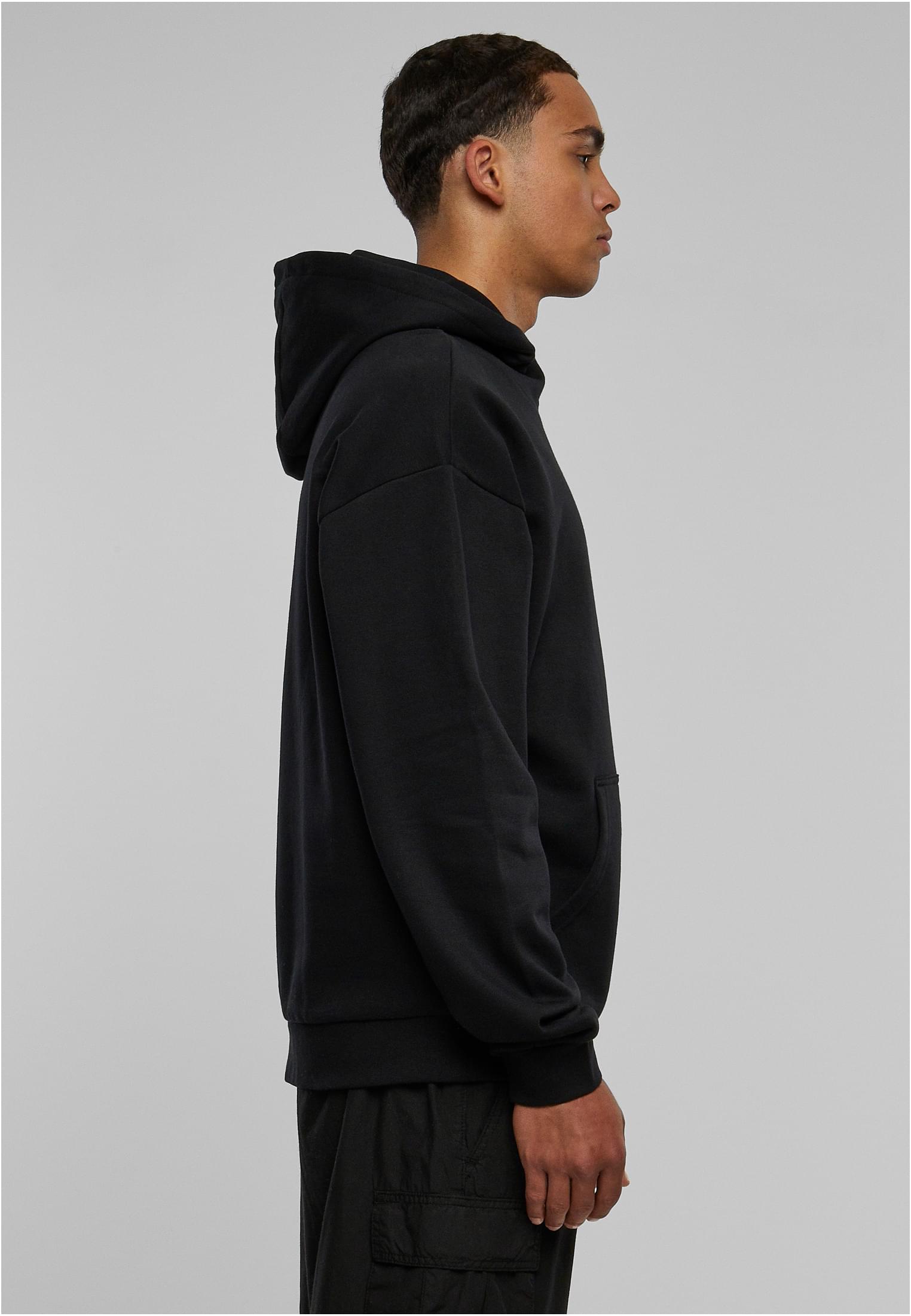 High Neck Hoody | black