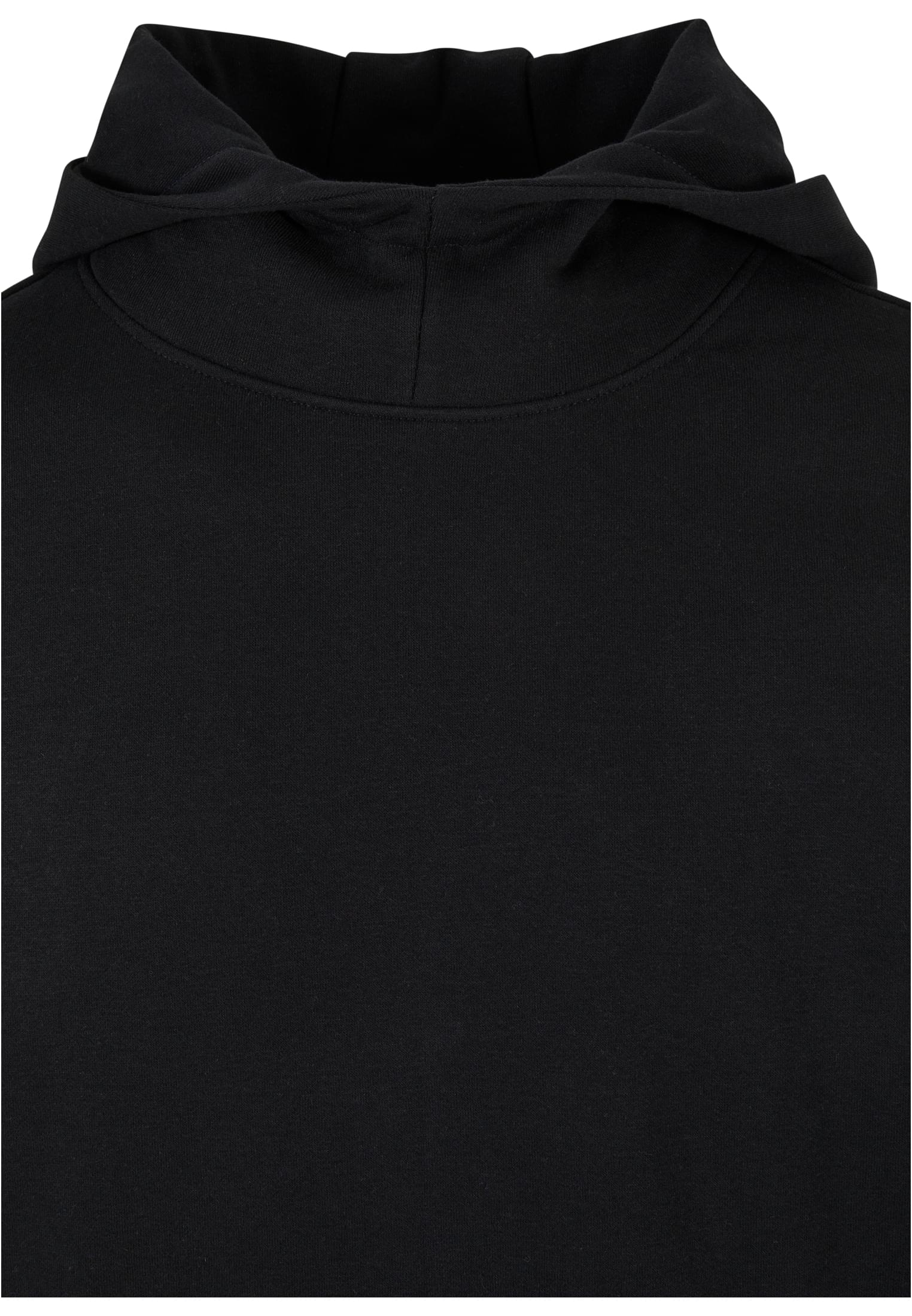 High Neck Hoody | black