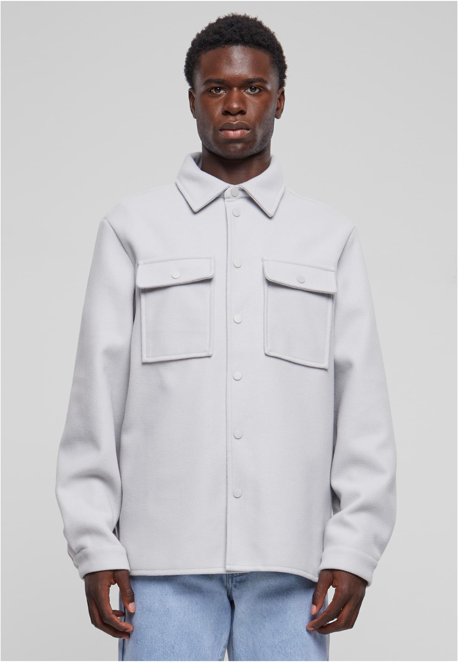 Plain Overshirt | lightasphalt