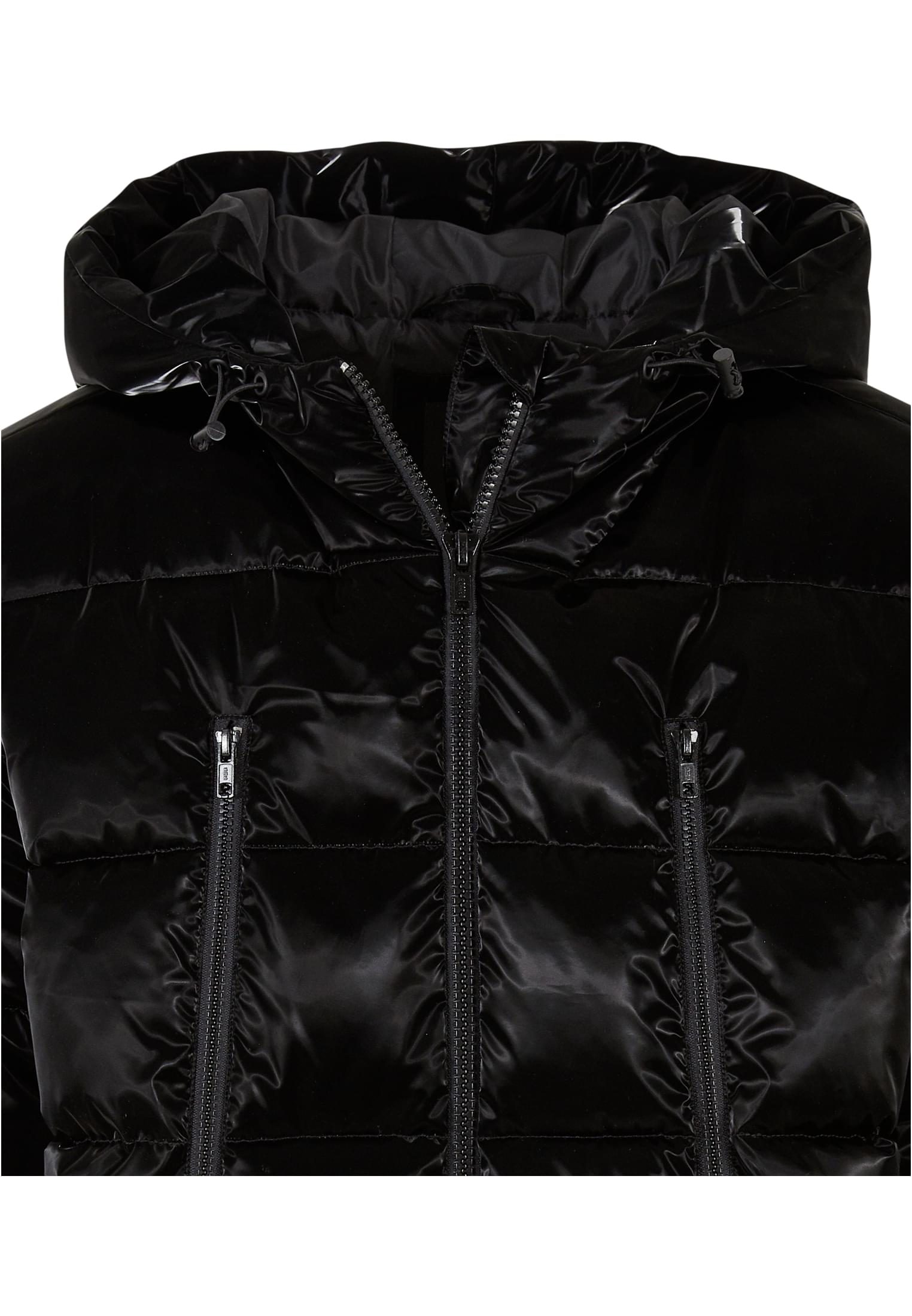 Shark Skin Puffer Jacket | black