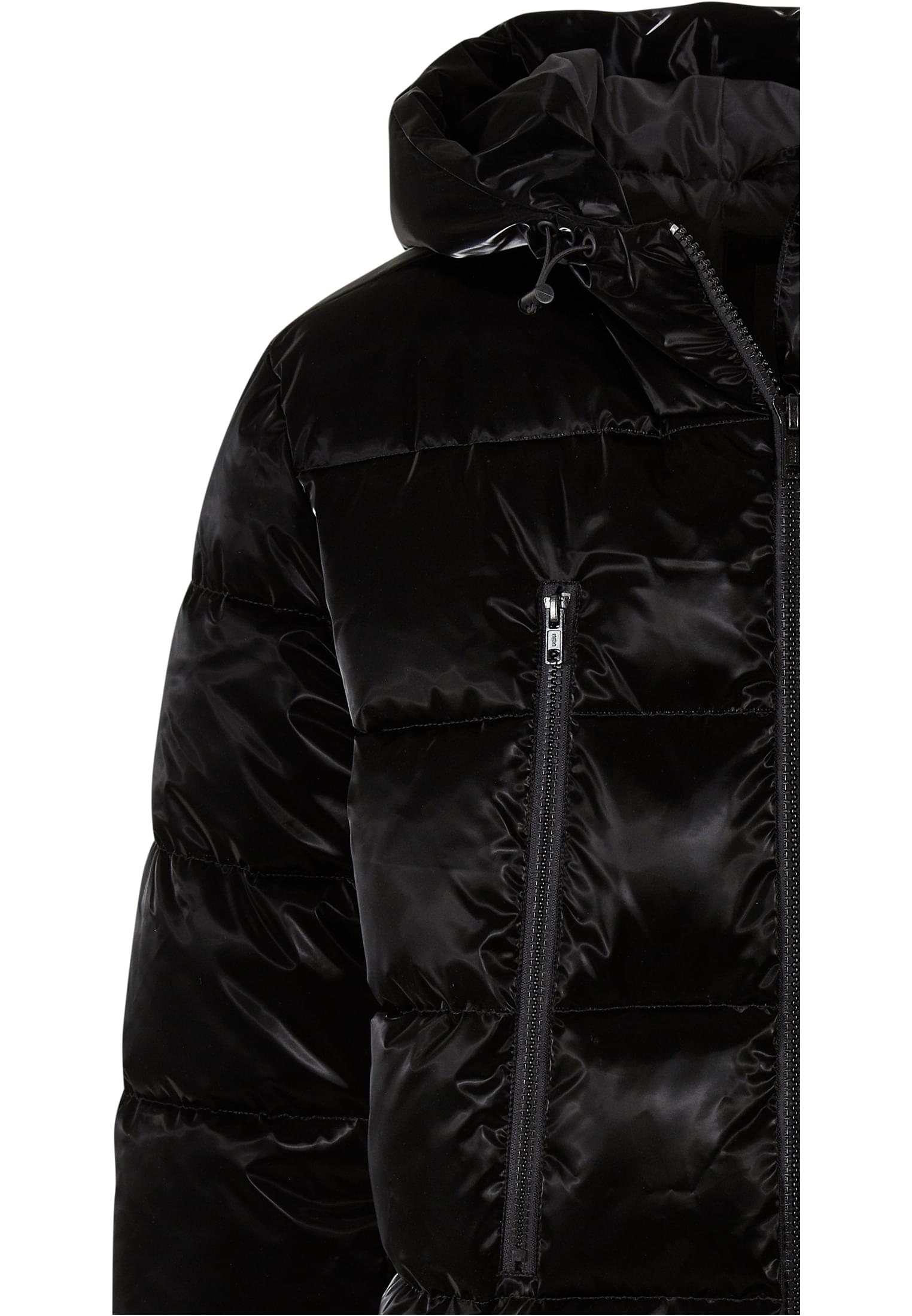 Shark Skin Puffer Jacket | black