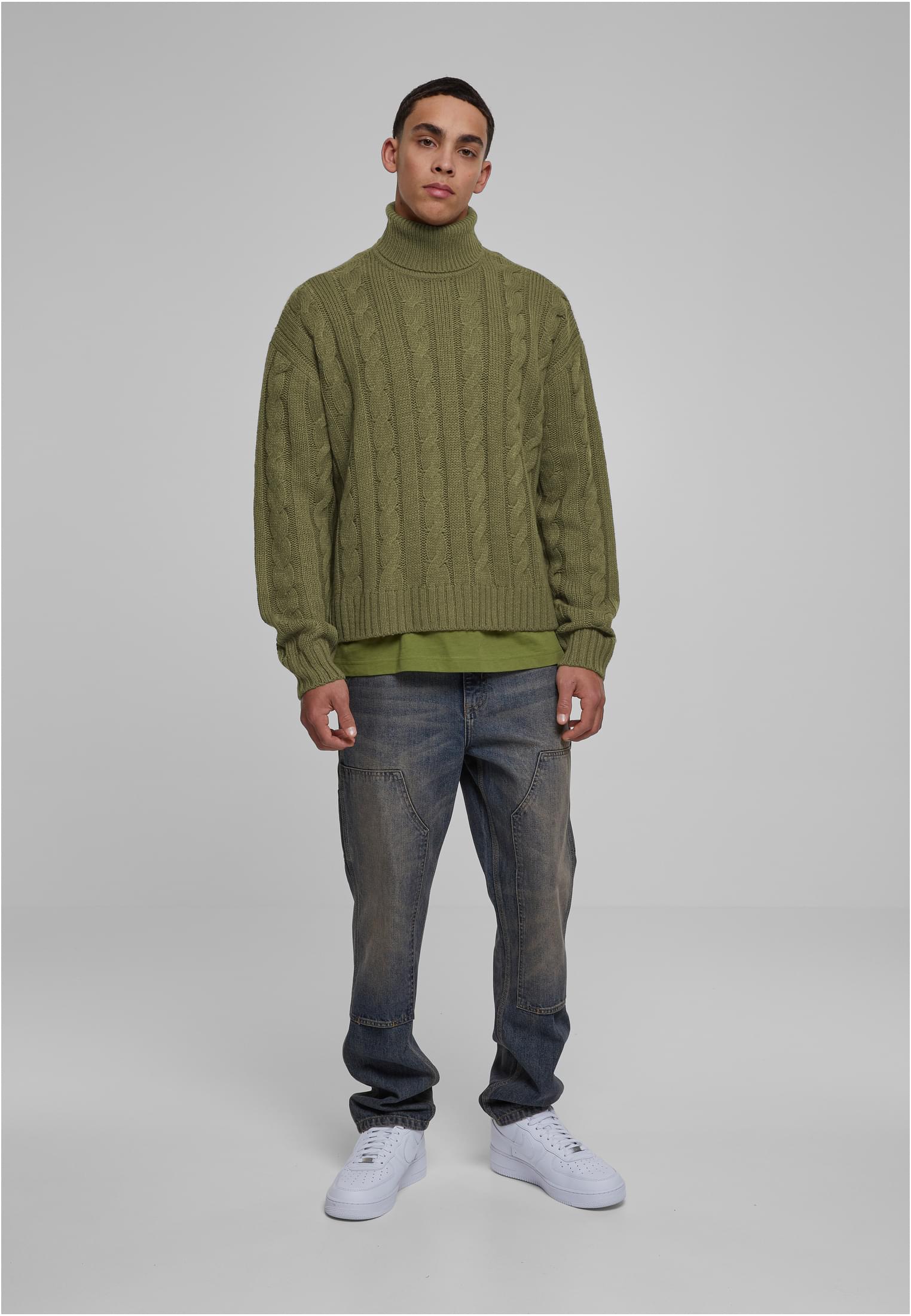 Boxy Roll Neck Sweater | tiniolive