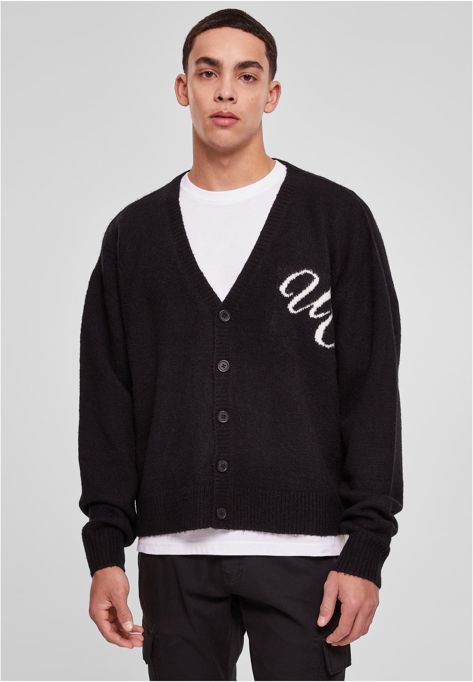 Initials Cardigan | black