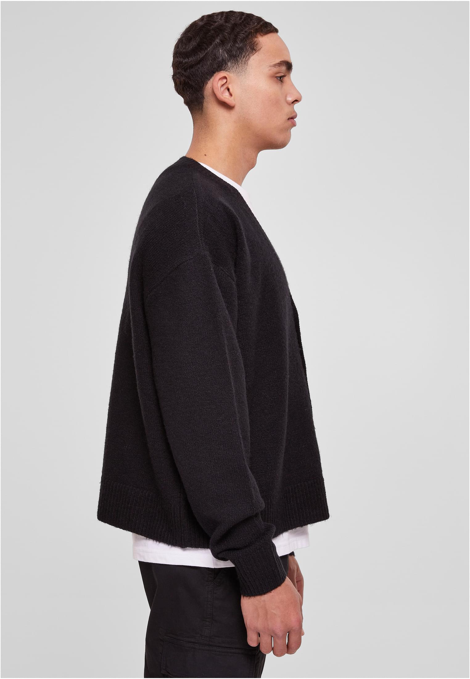 Initials Cardigan | black