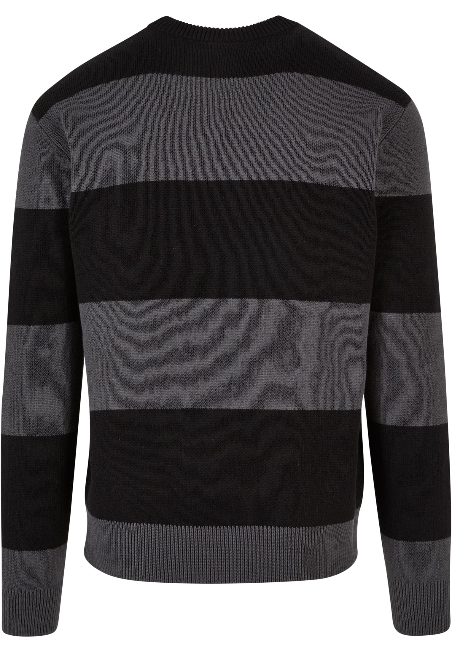 Heavy Oversized Striped Sweatshirt | black/darkshadow