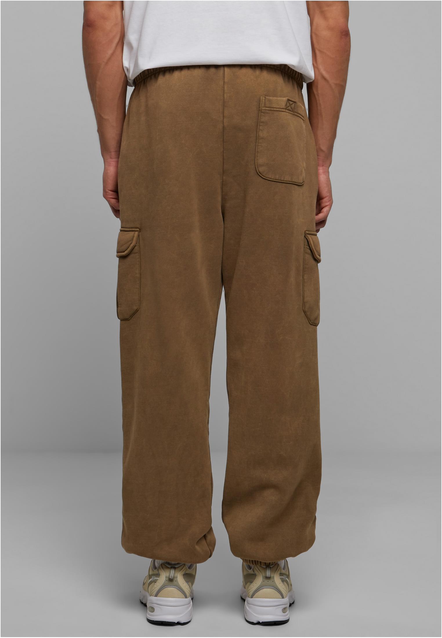 Acid Washed Cargo Sweatpants | summerolive