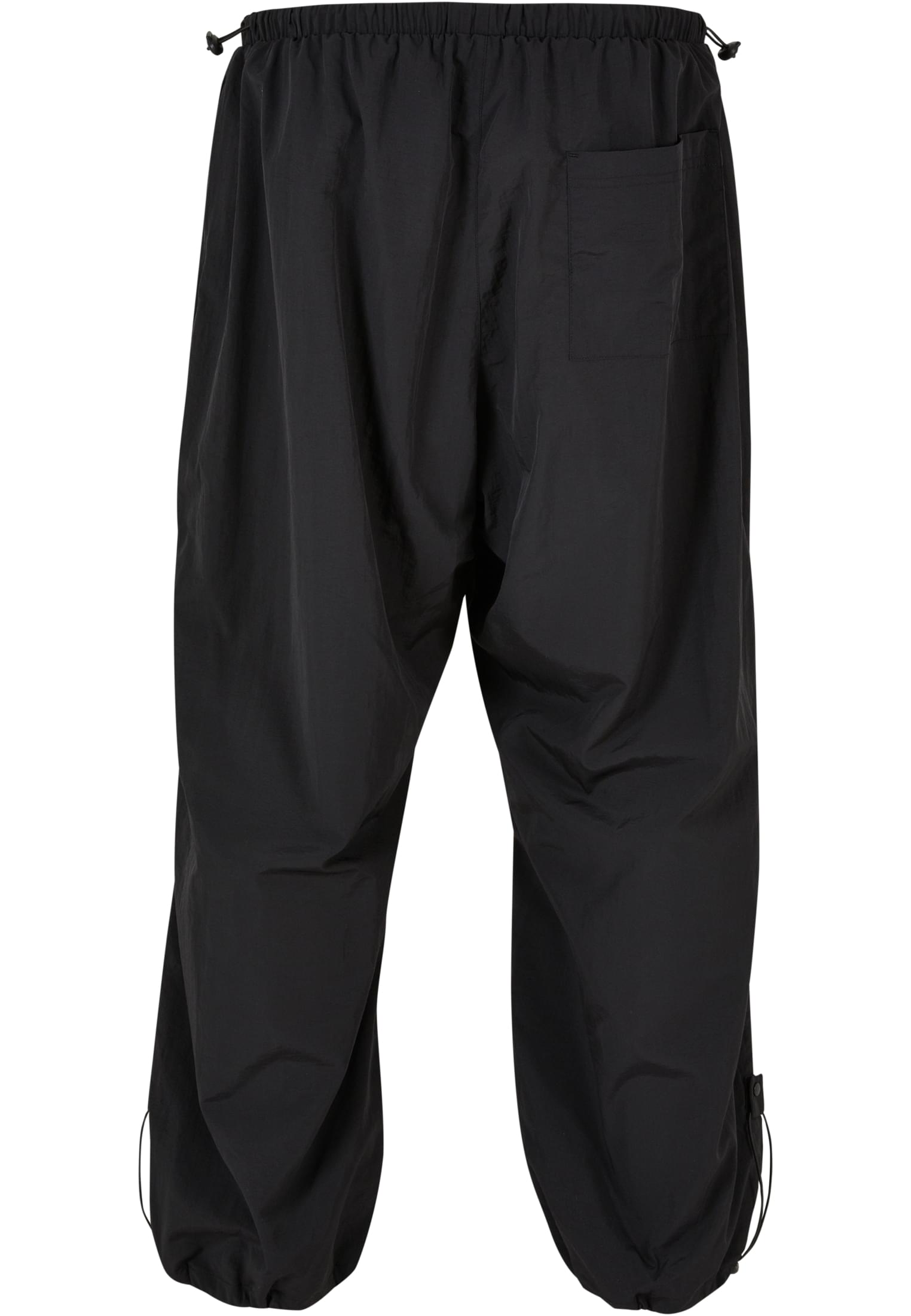 Nylon Parachute Pants | black