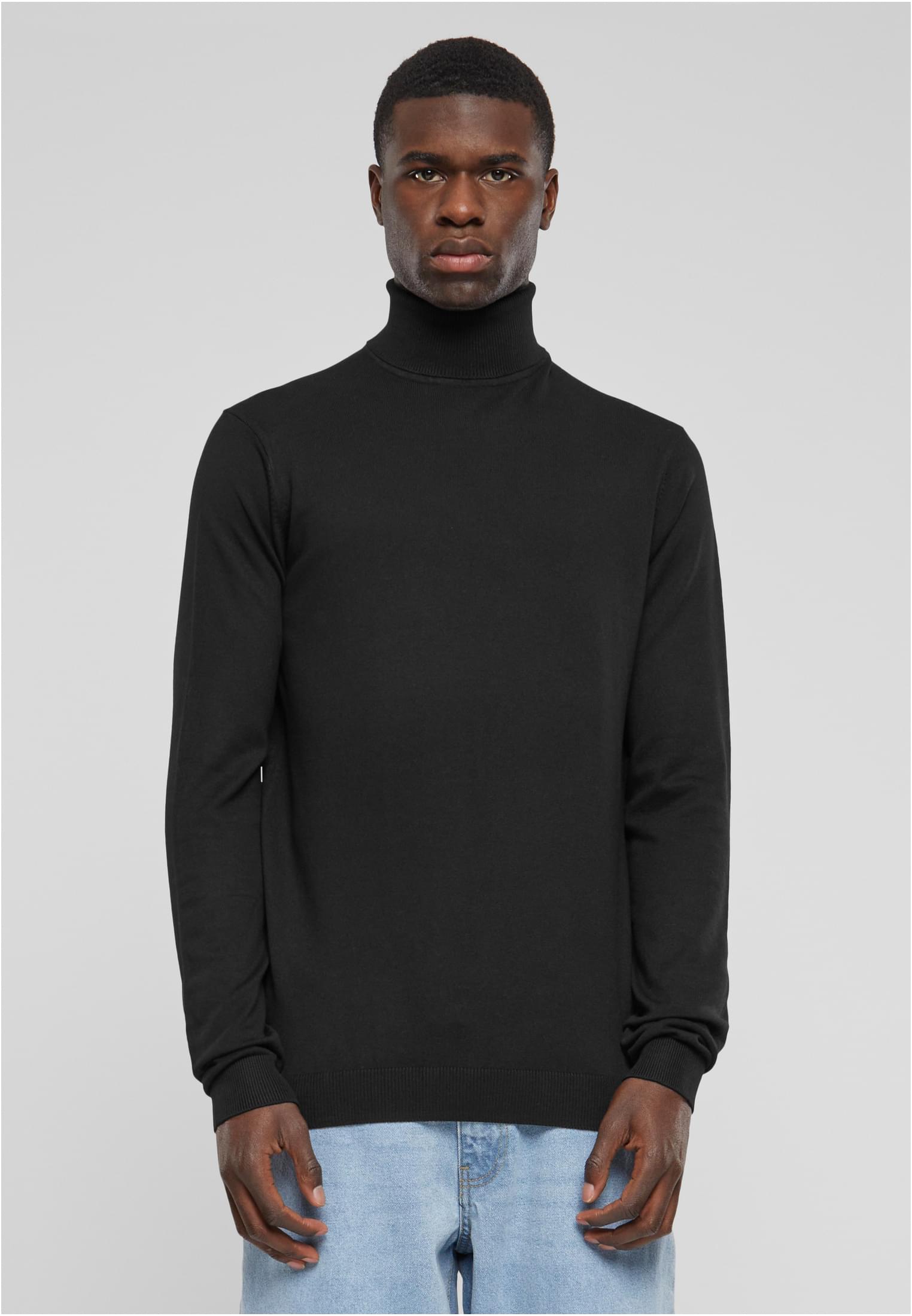 Knitted Turtleneck Sweater | black