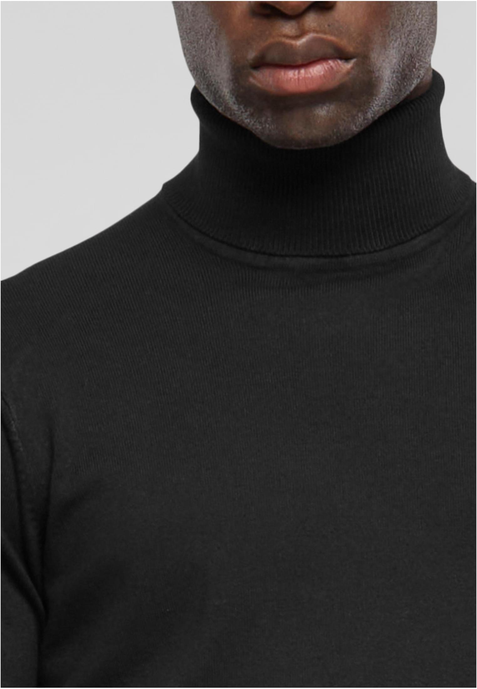 Knitted Turtleneck Sweater | black