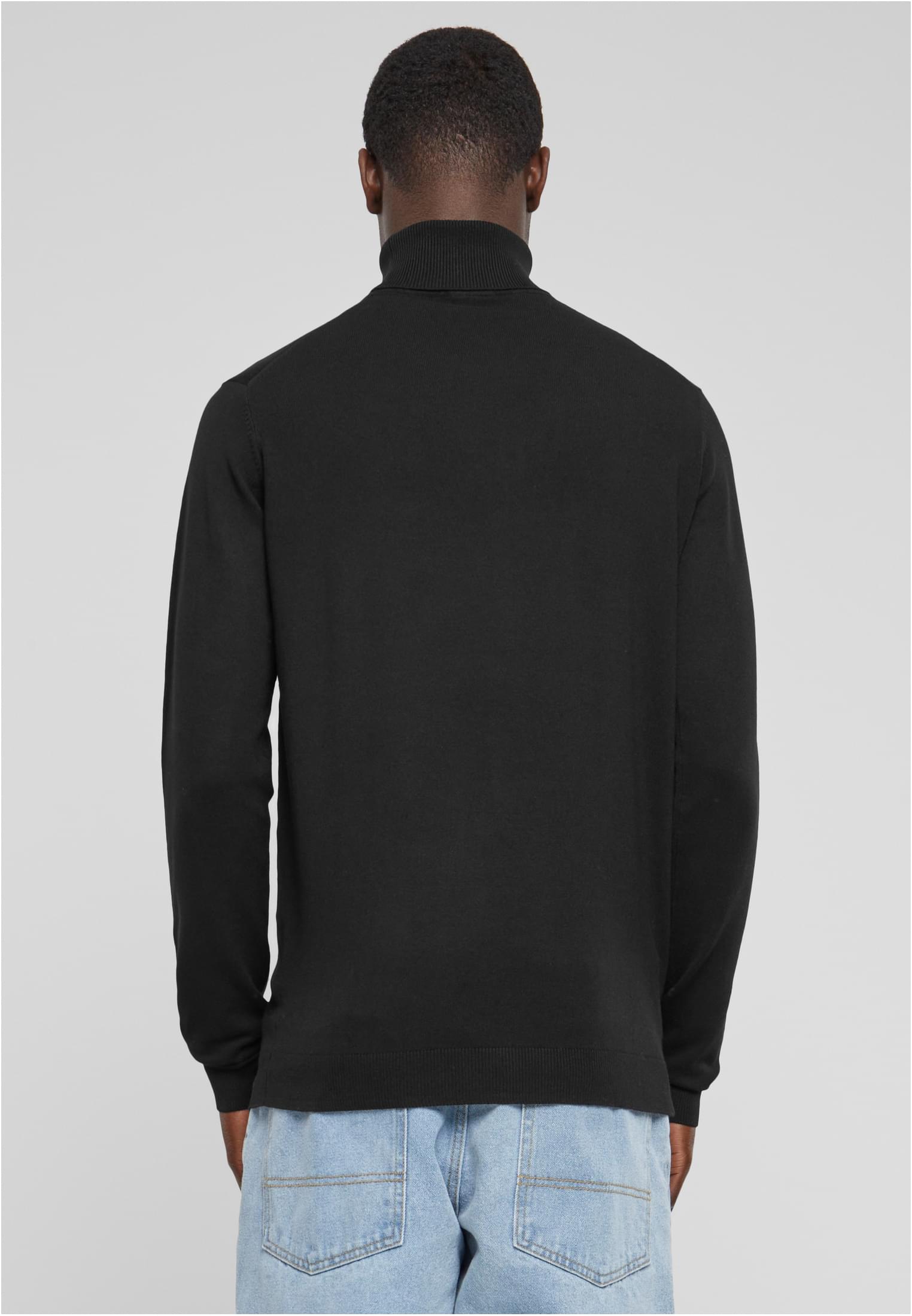 Knitted Turtleneck Sweater | black