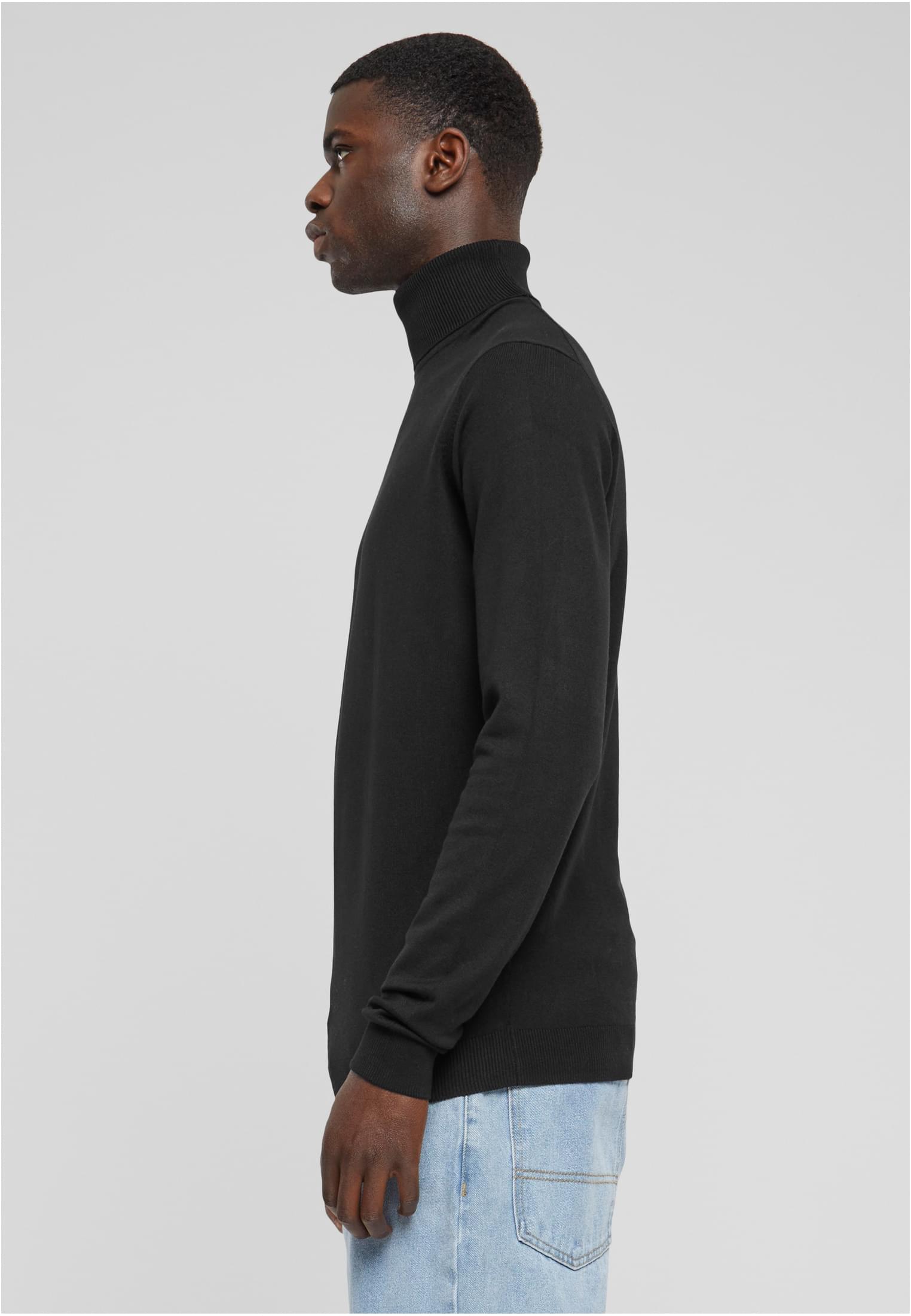 Knitted Turtleneck Sweater | black