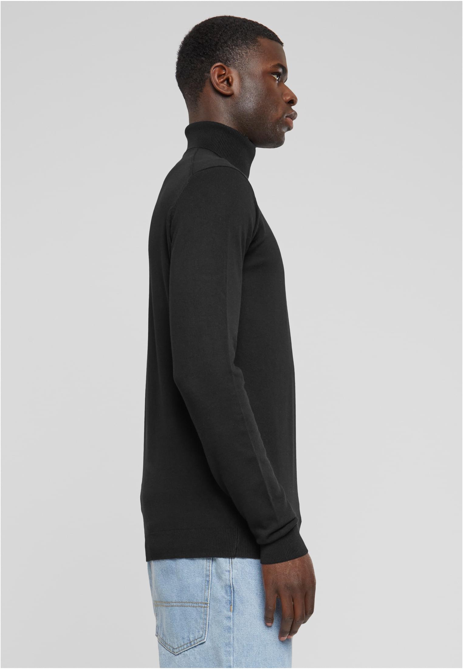 Knitted Turtleneck Sweater | black