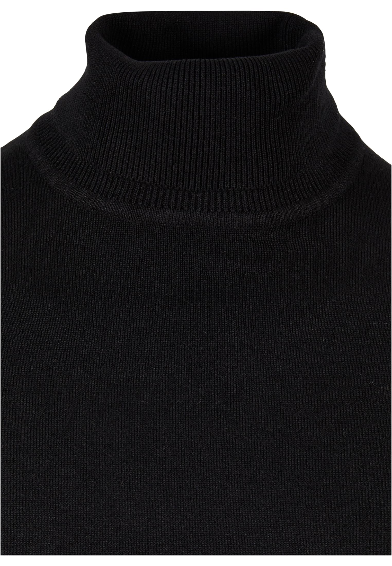 Knitted Turtleneck Sweater | black