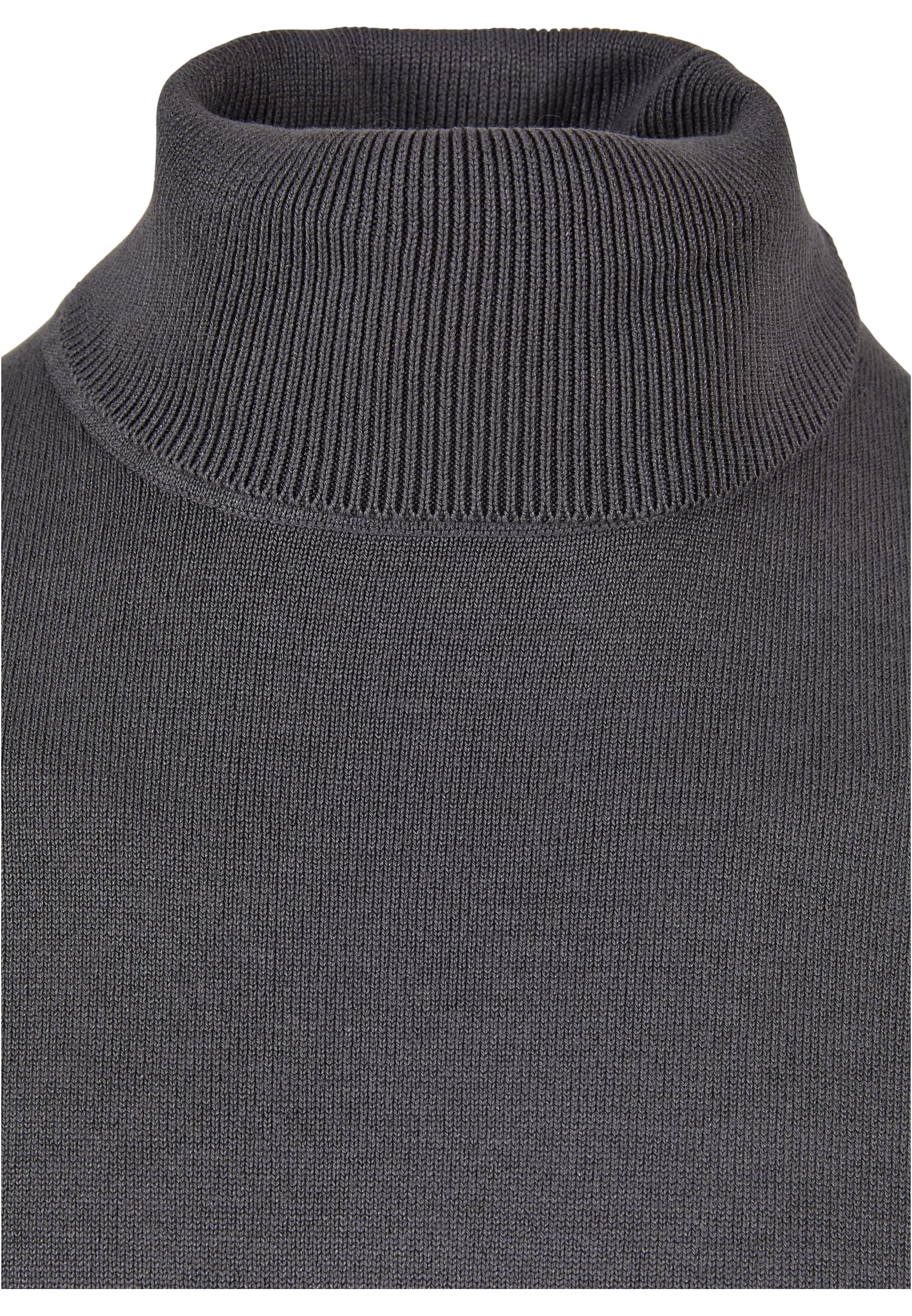 Knitted Turtleneck Sweater | darkgrey