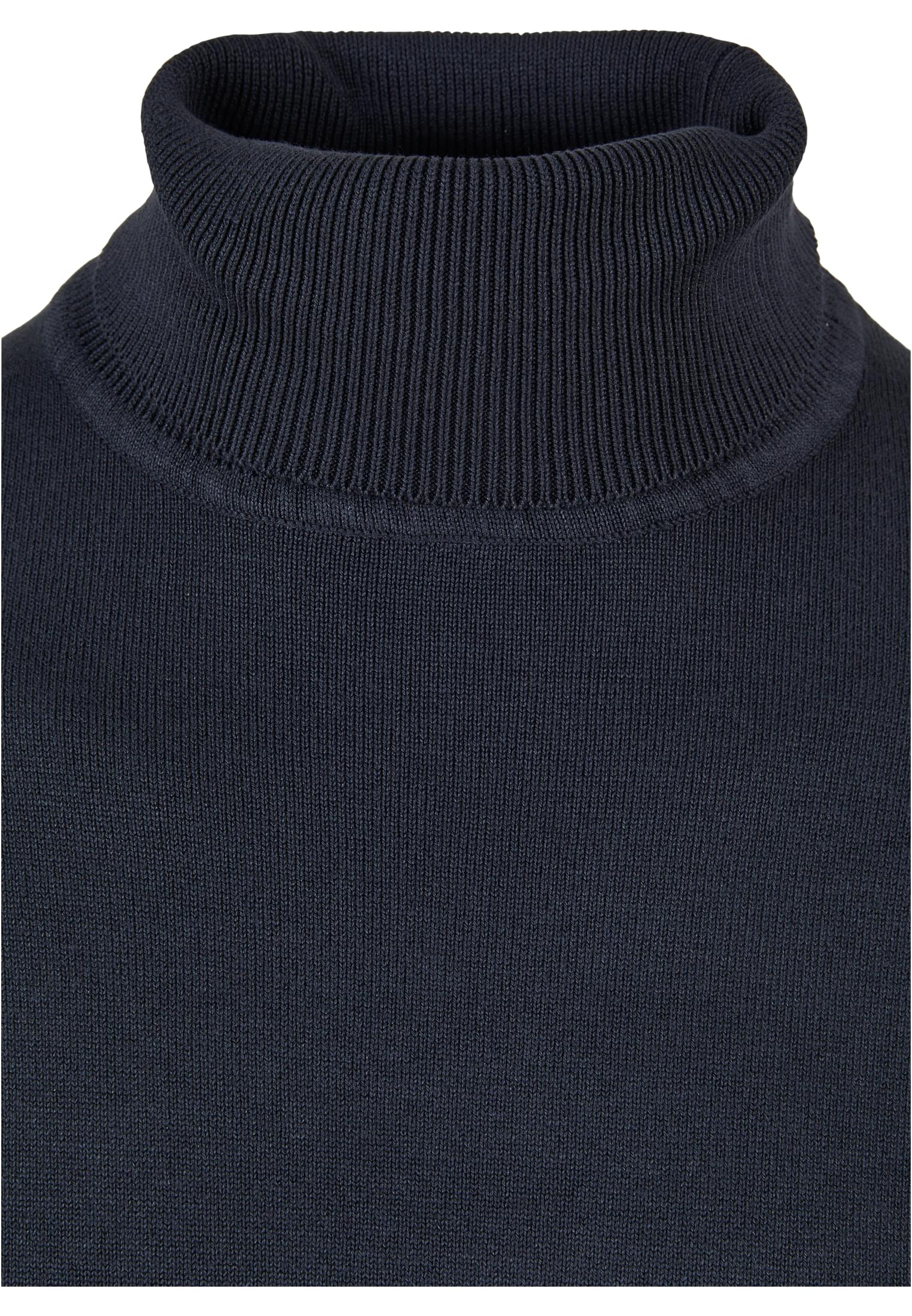 Knitted Turtleneck Sweater | navy