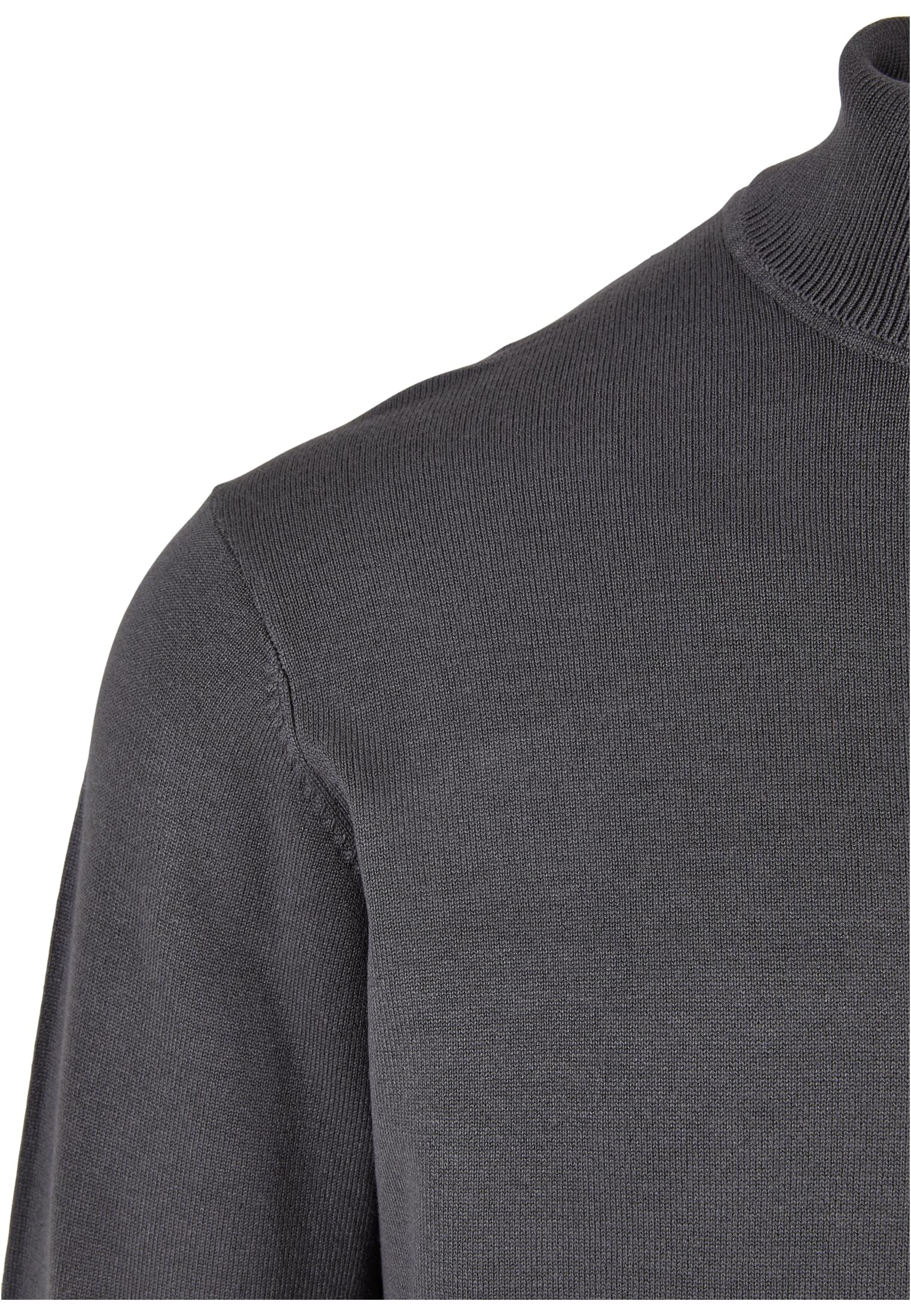 Knitted Turtleneck Sweater | darkgrey