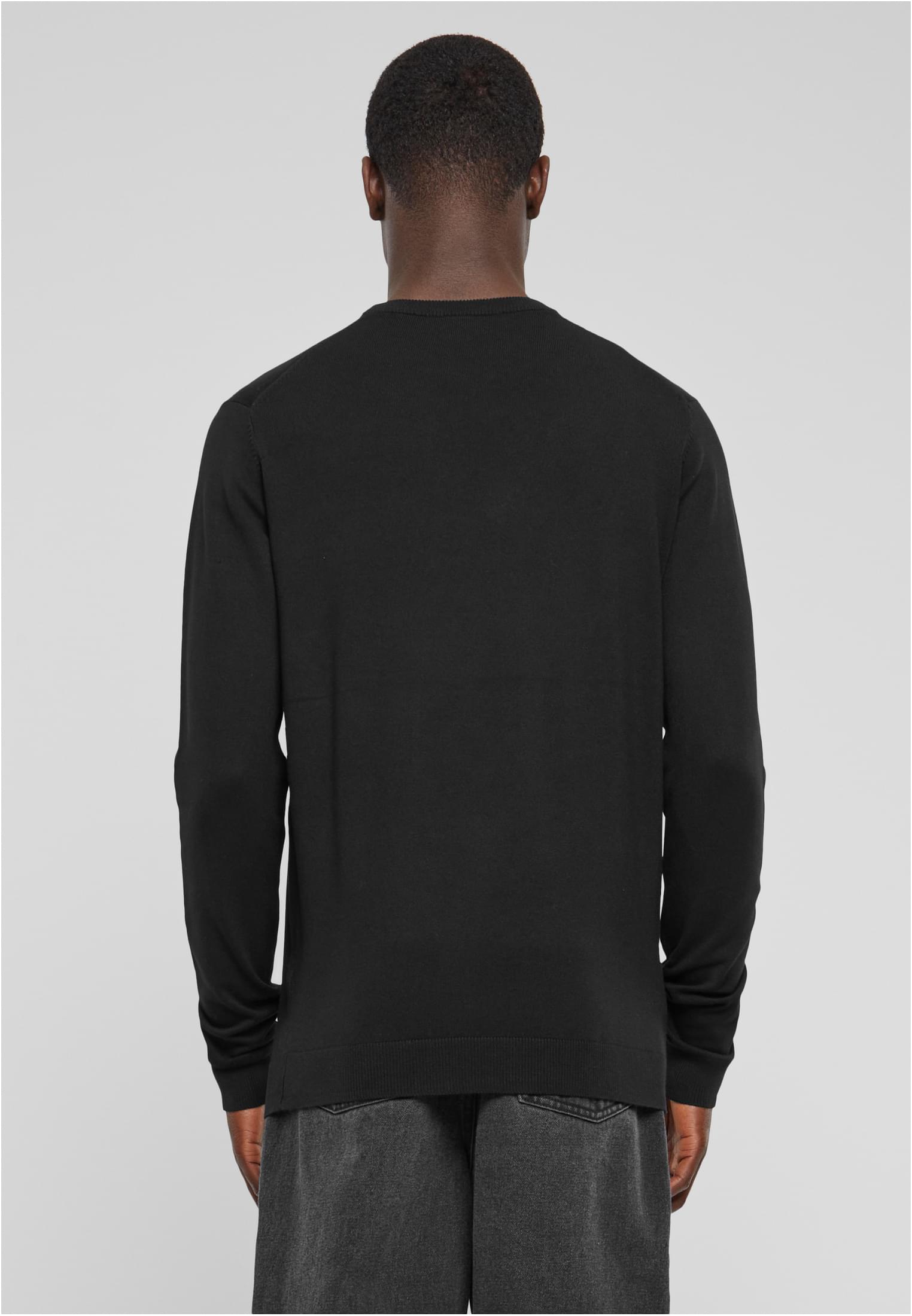 Knitted Crewneck Sweater | black