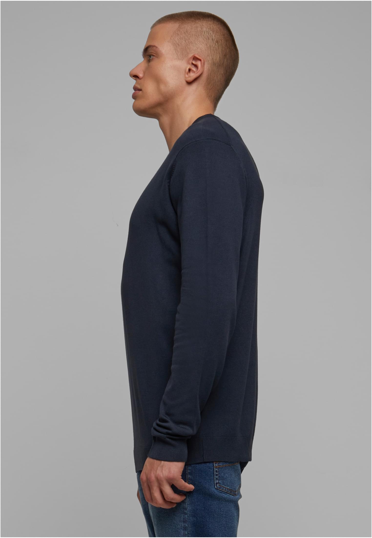 Knitted Crewneck Sweater | navy