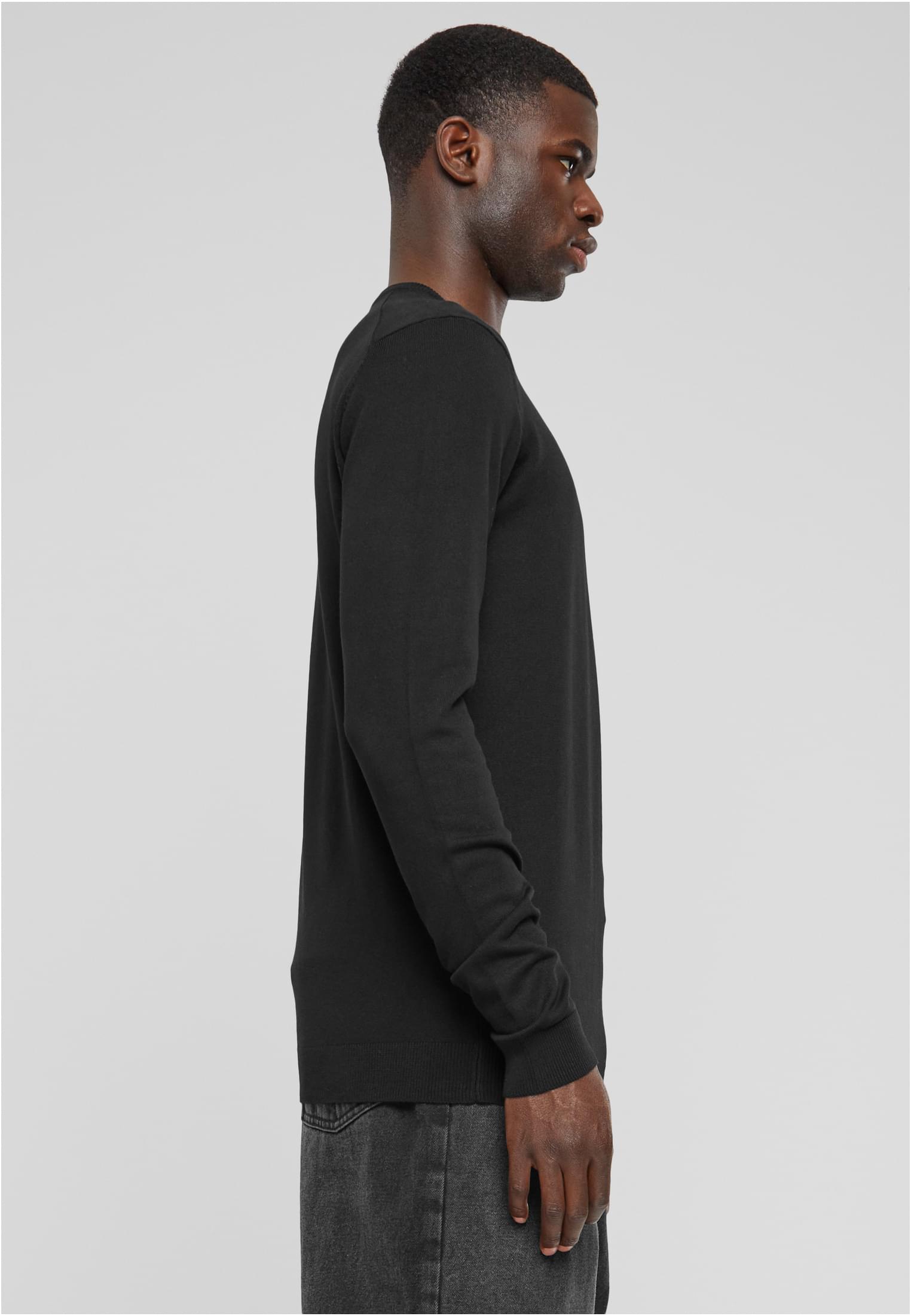 Knitted Crewneck Sweater | black