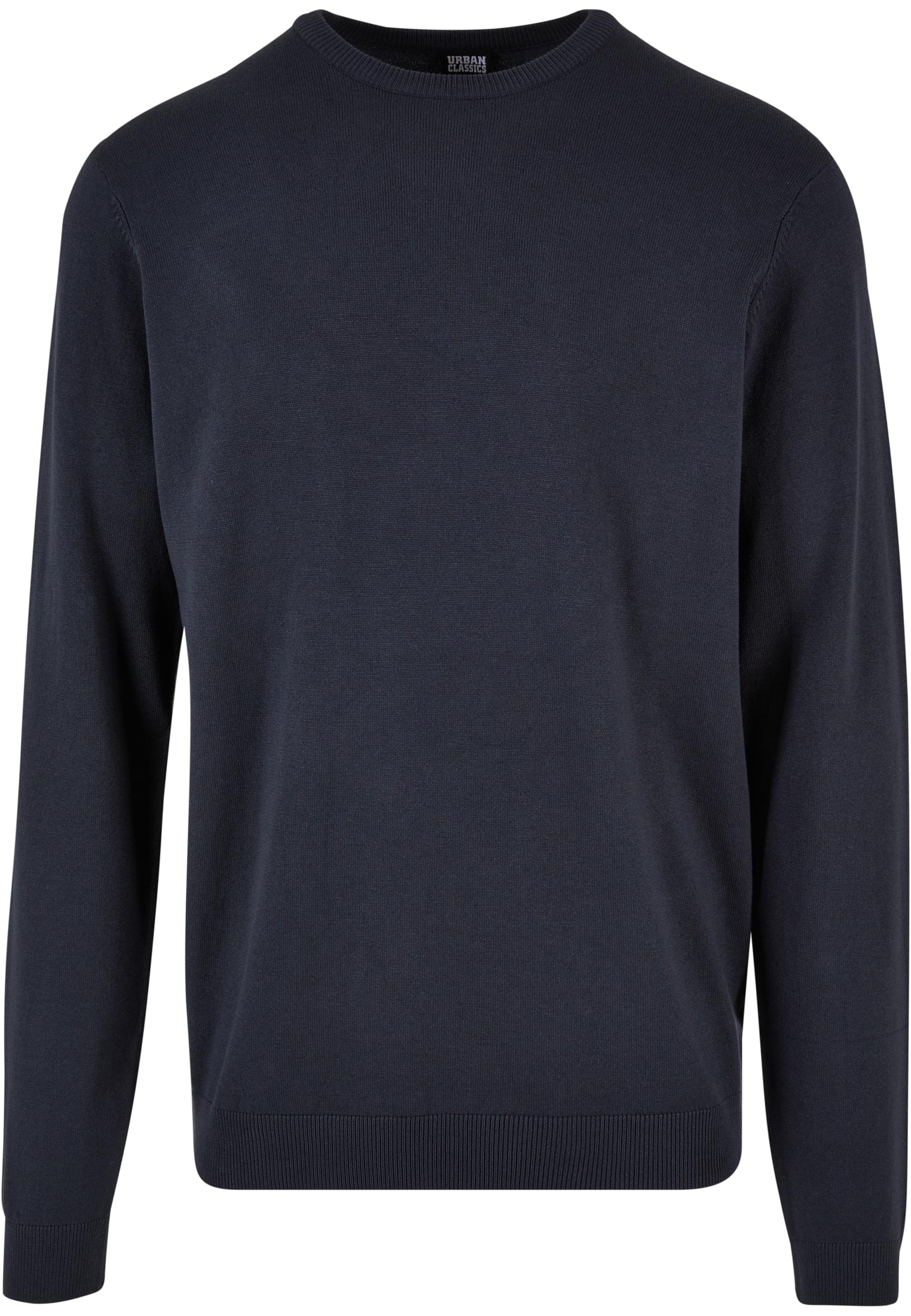 Knitted Crewneck Sweater | navy