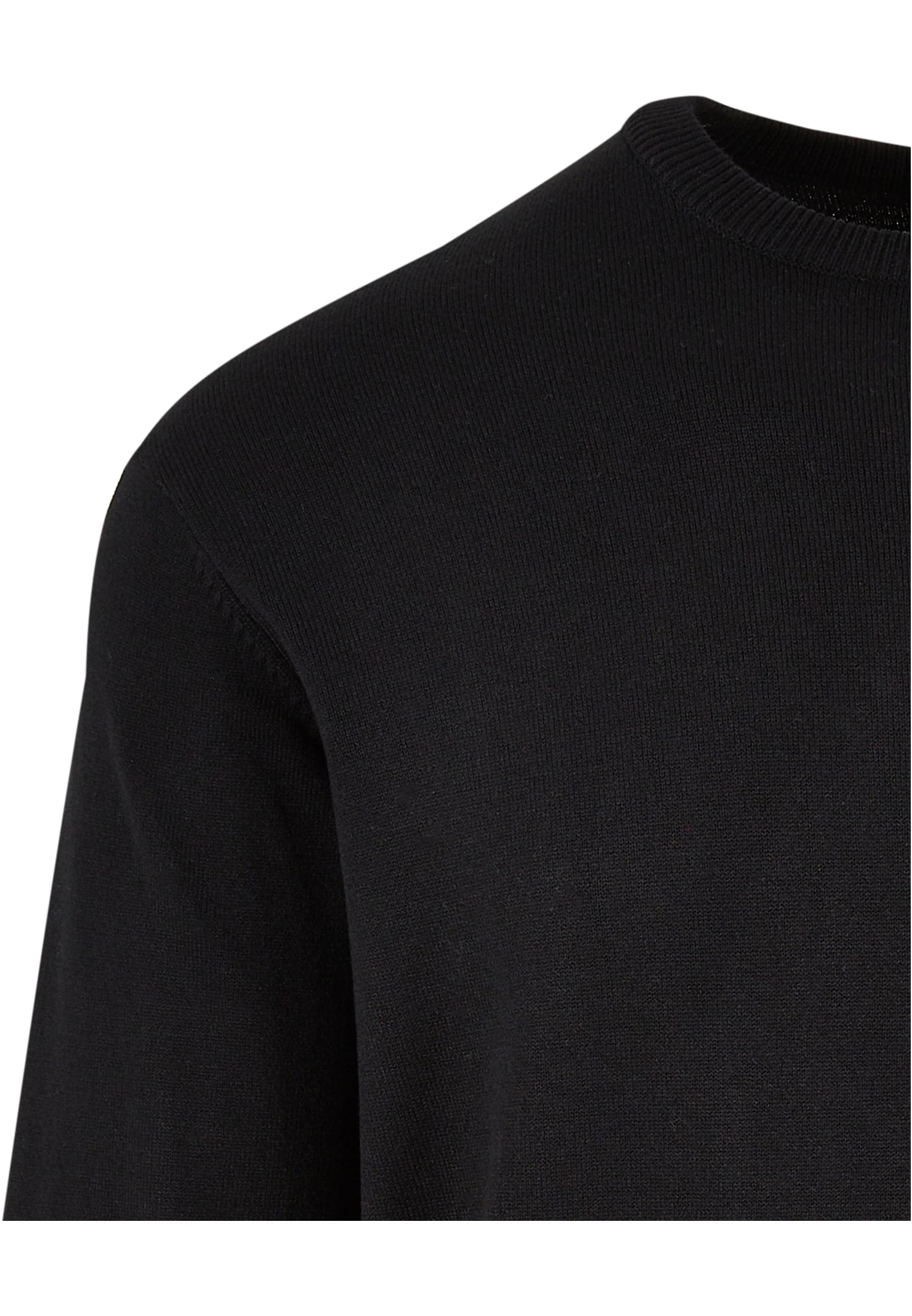 Knitted Crewneck Sweater | black