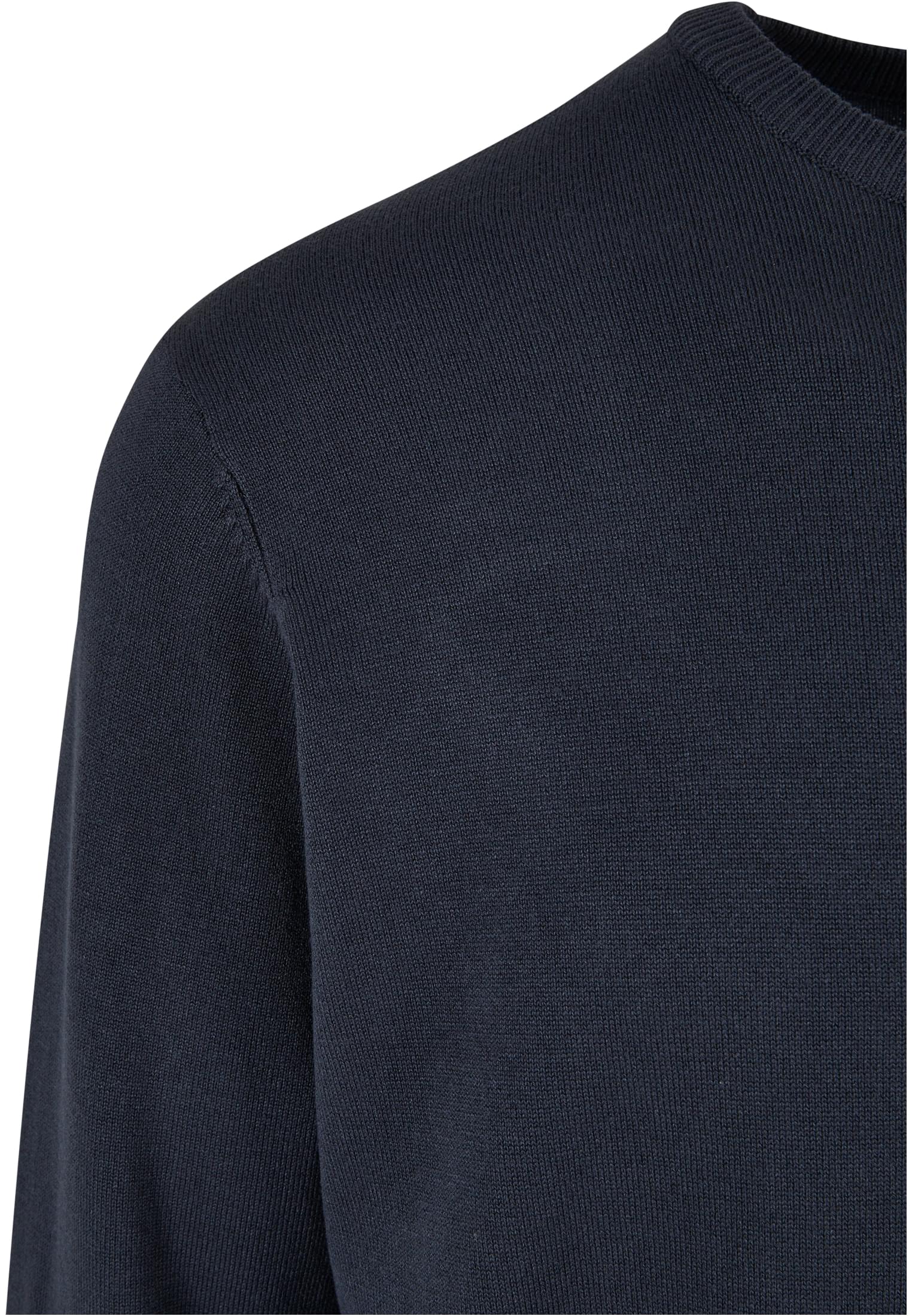 Knitted Crewneck Sweater | navy