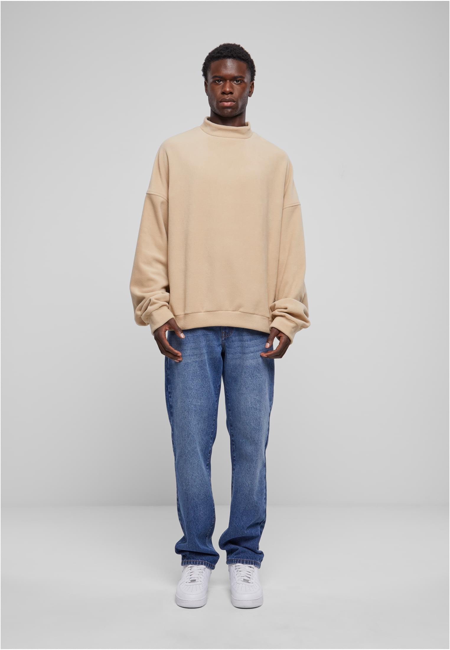 Oversized Polar Fleece Crew | wetsand