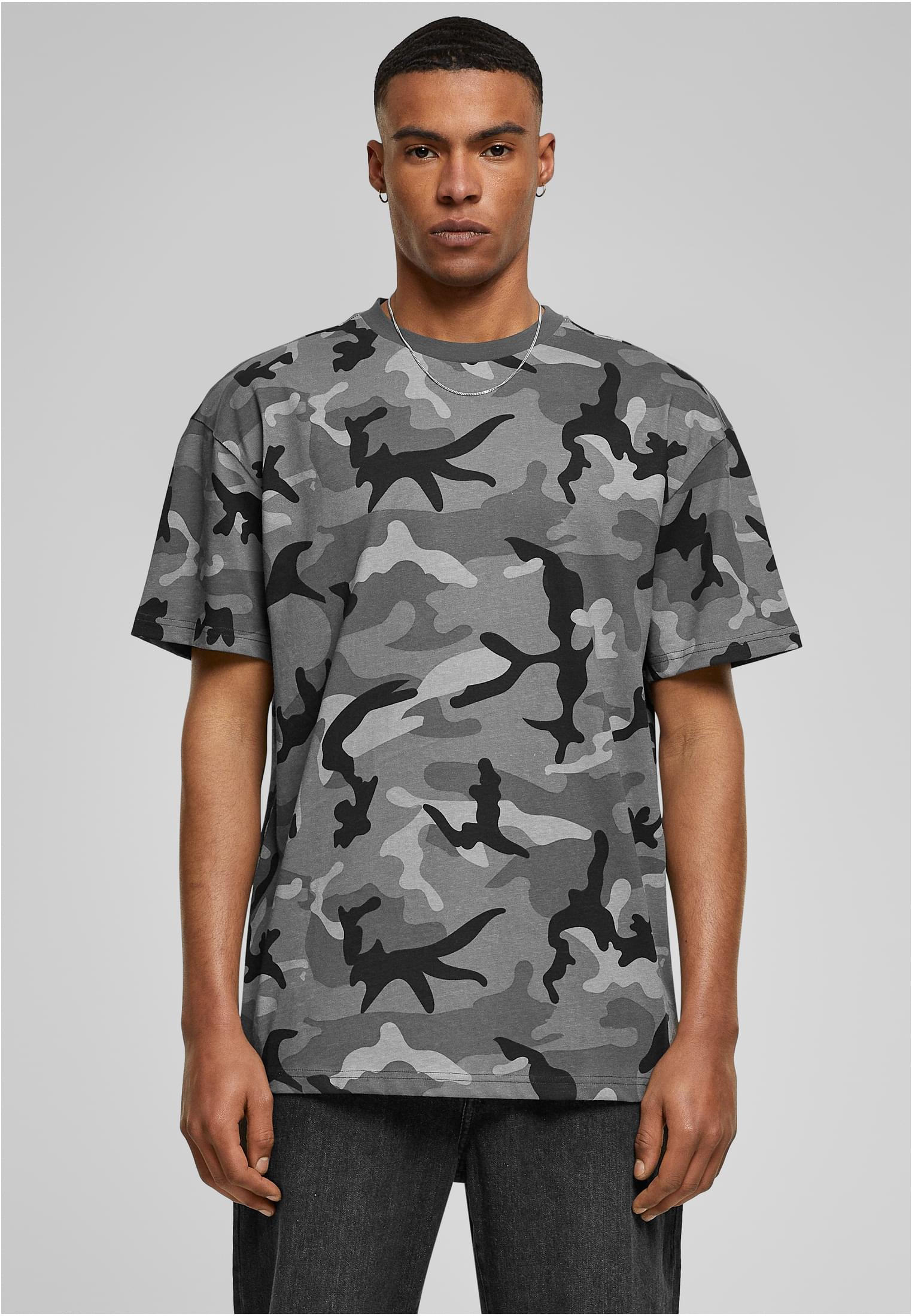 Heavy Oversized Camo Tee | dark camo