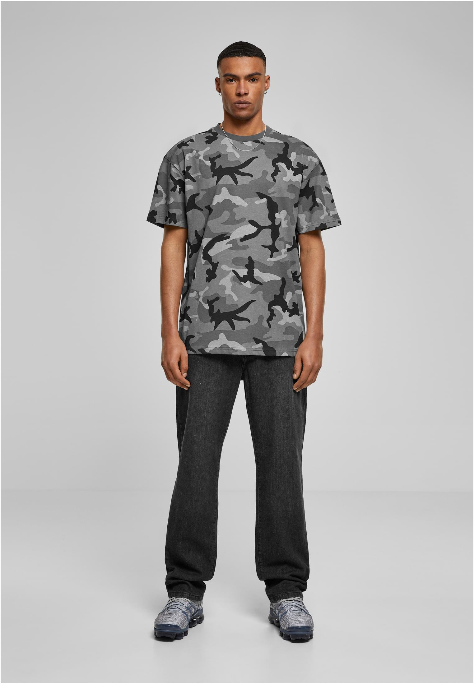 Heavy Oversized Camo Tee | dark camo