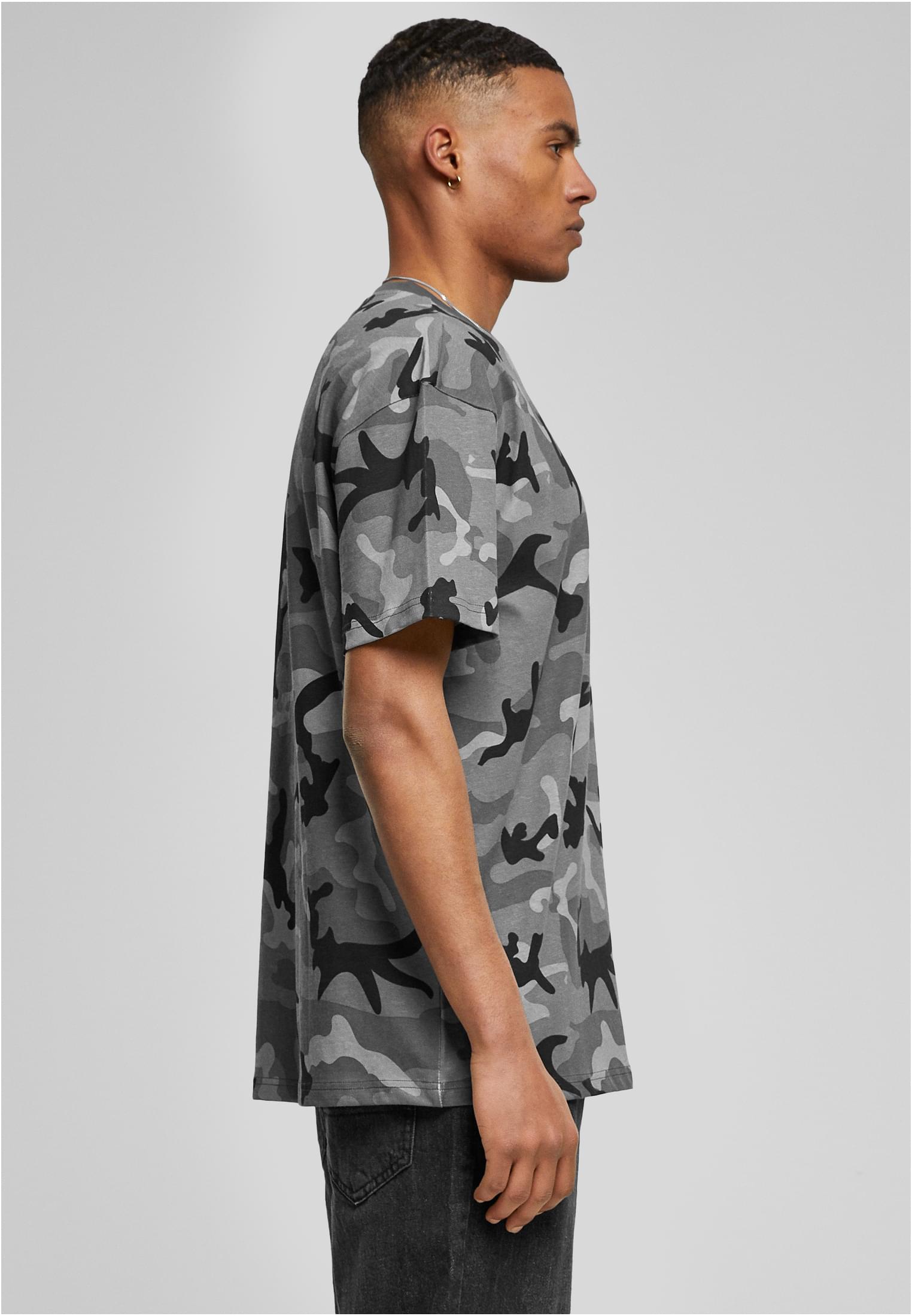 Heavy Oversized Camo Tee | dark camo