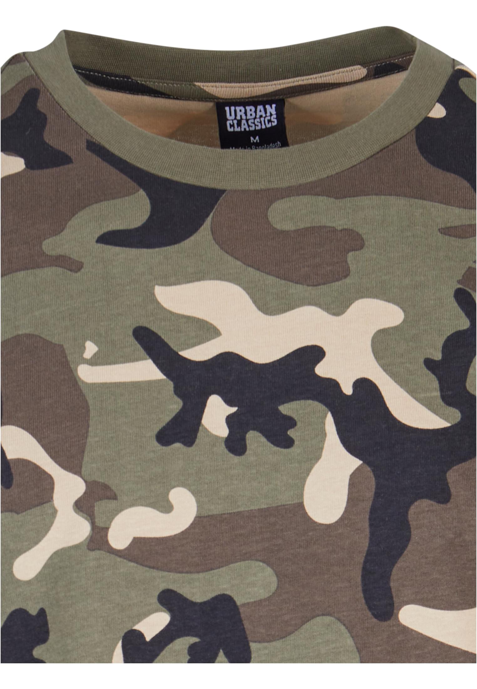 Heavy Oversized Camo Tee | wood camo aop