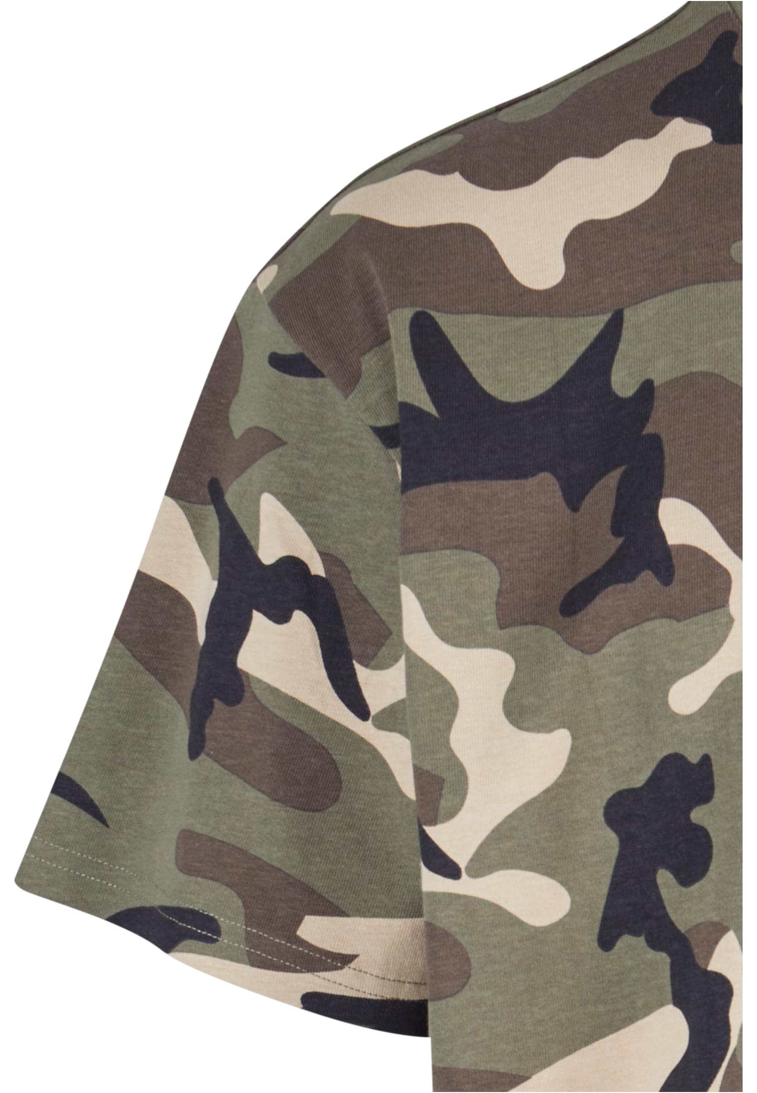 Heavy Oversized Camo Tee | wood camo aop