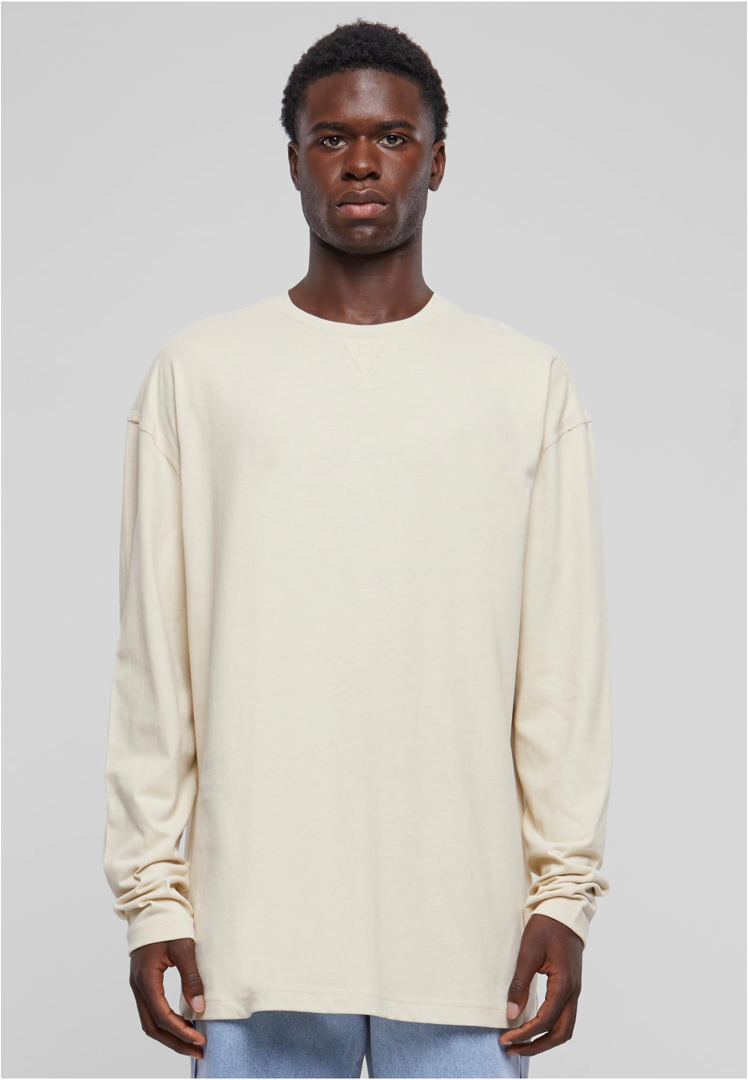 Oversized Open Edge Longsleeve | sand