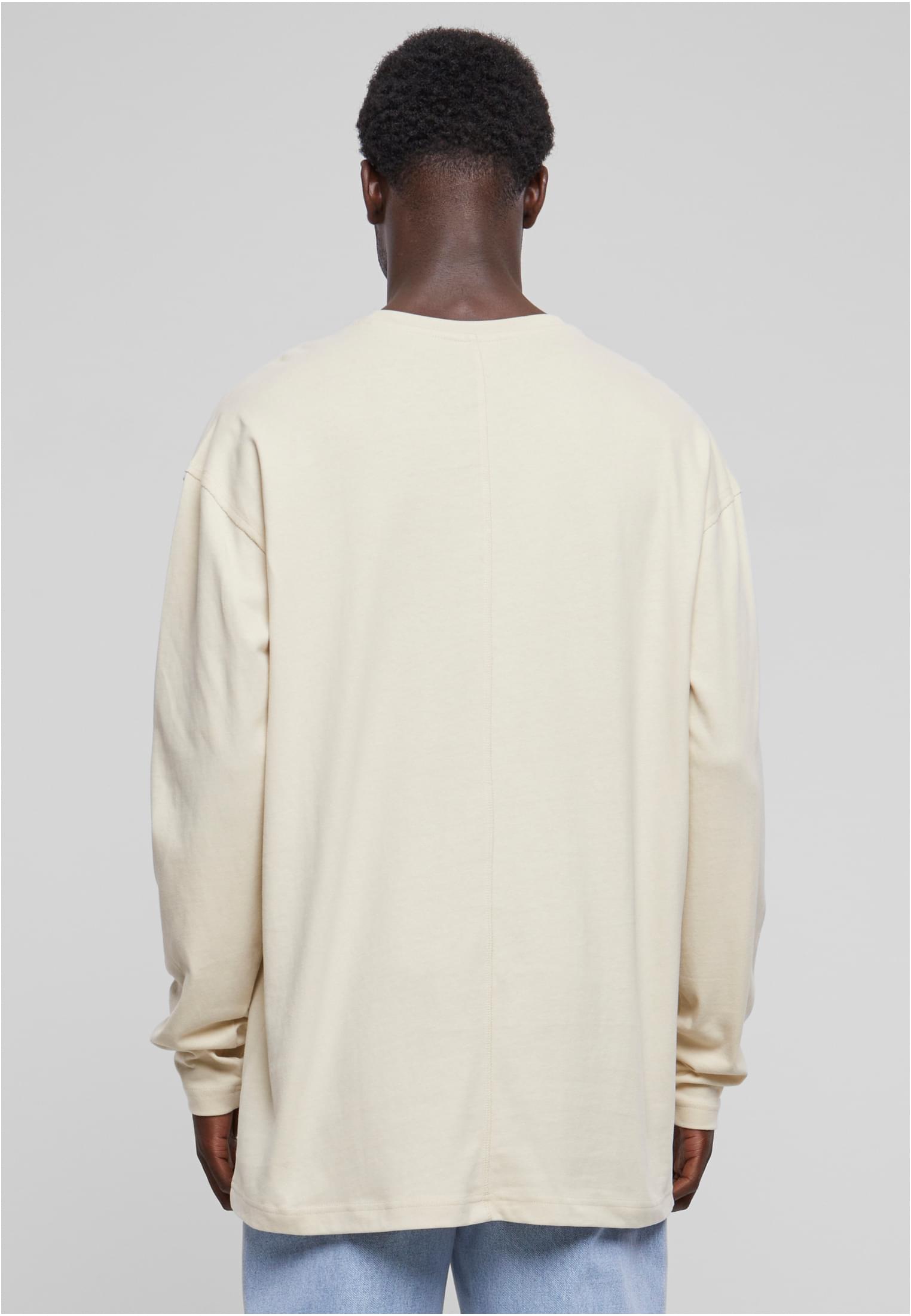 Oversized Open Edge Longsleeve | sand