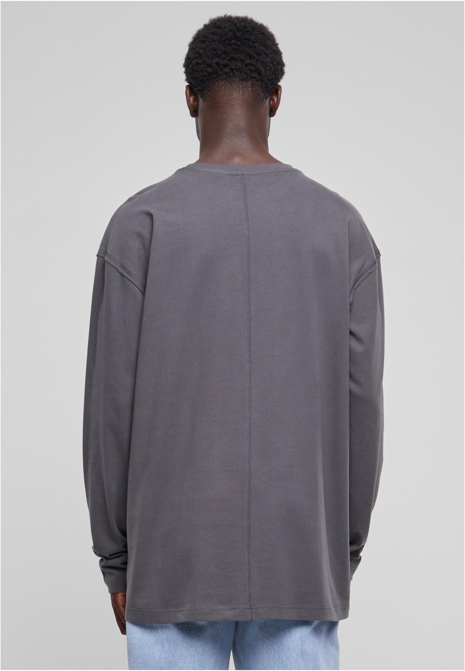 Oversized Open Edge Longsleeve | darkshadow