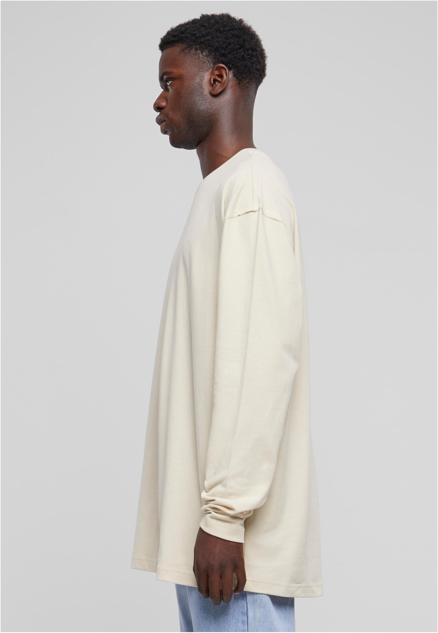 Oversized Open Edge Longsleeve | sand