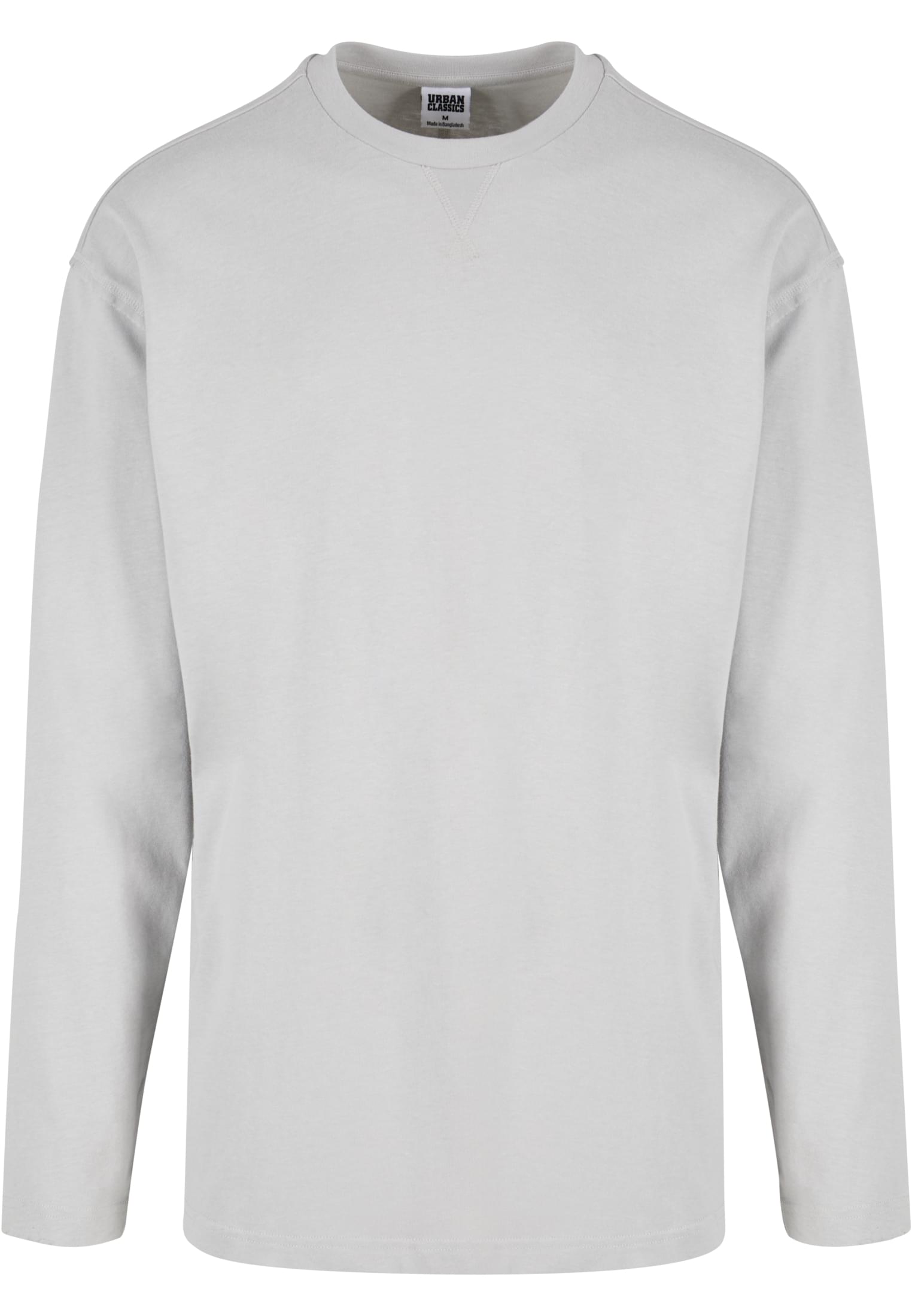 Oversized Open Edge Longsleeve | lightasphalt