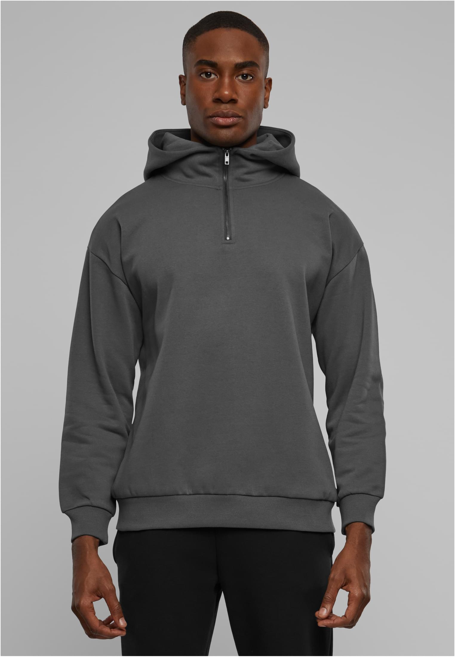 Zipped High Neck Hoody | darkshadow