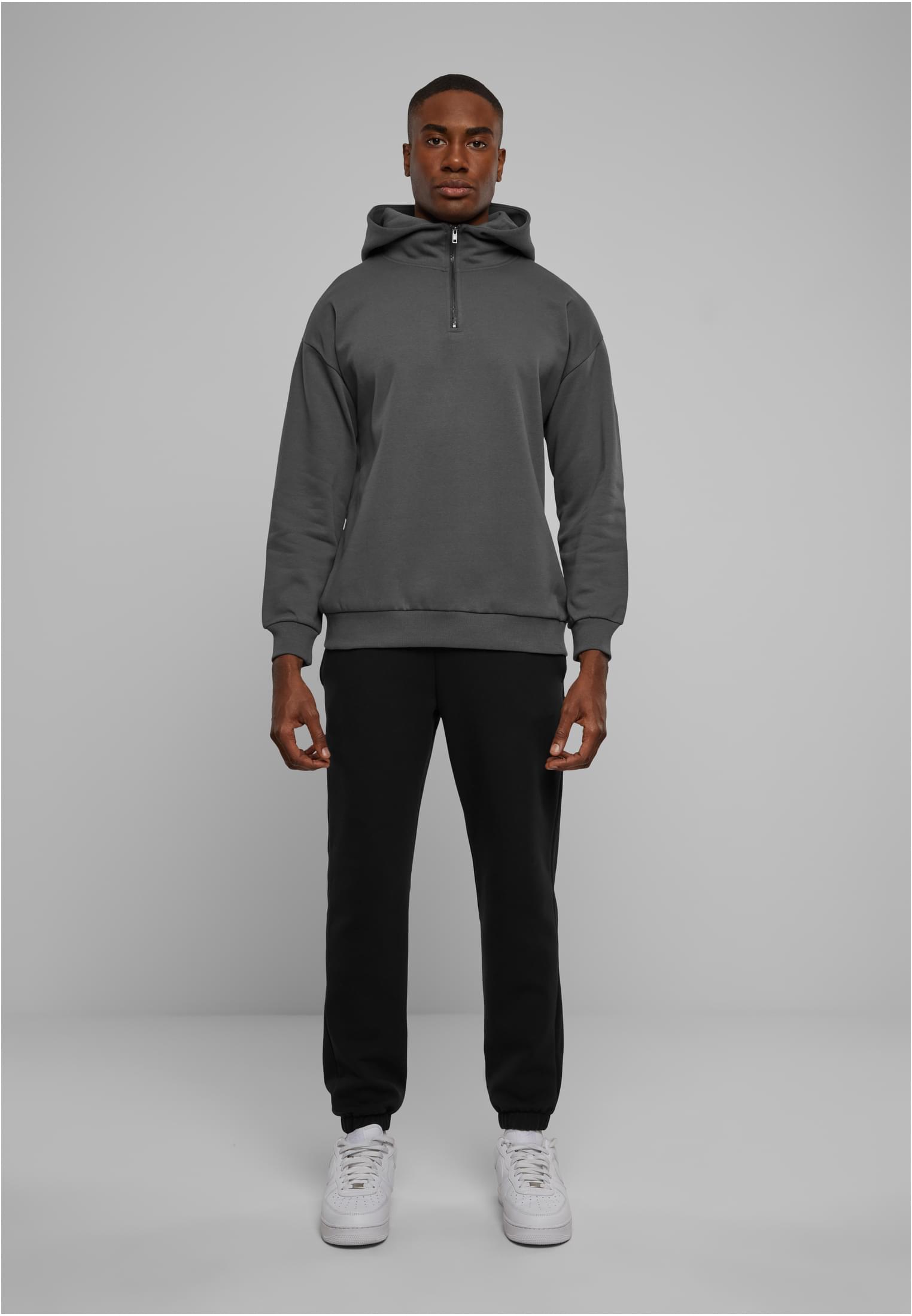 Zipped High Neck Hoody | darkshadow