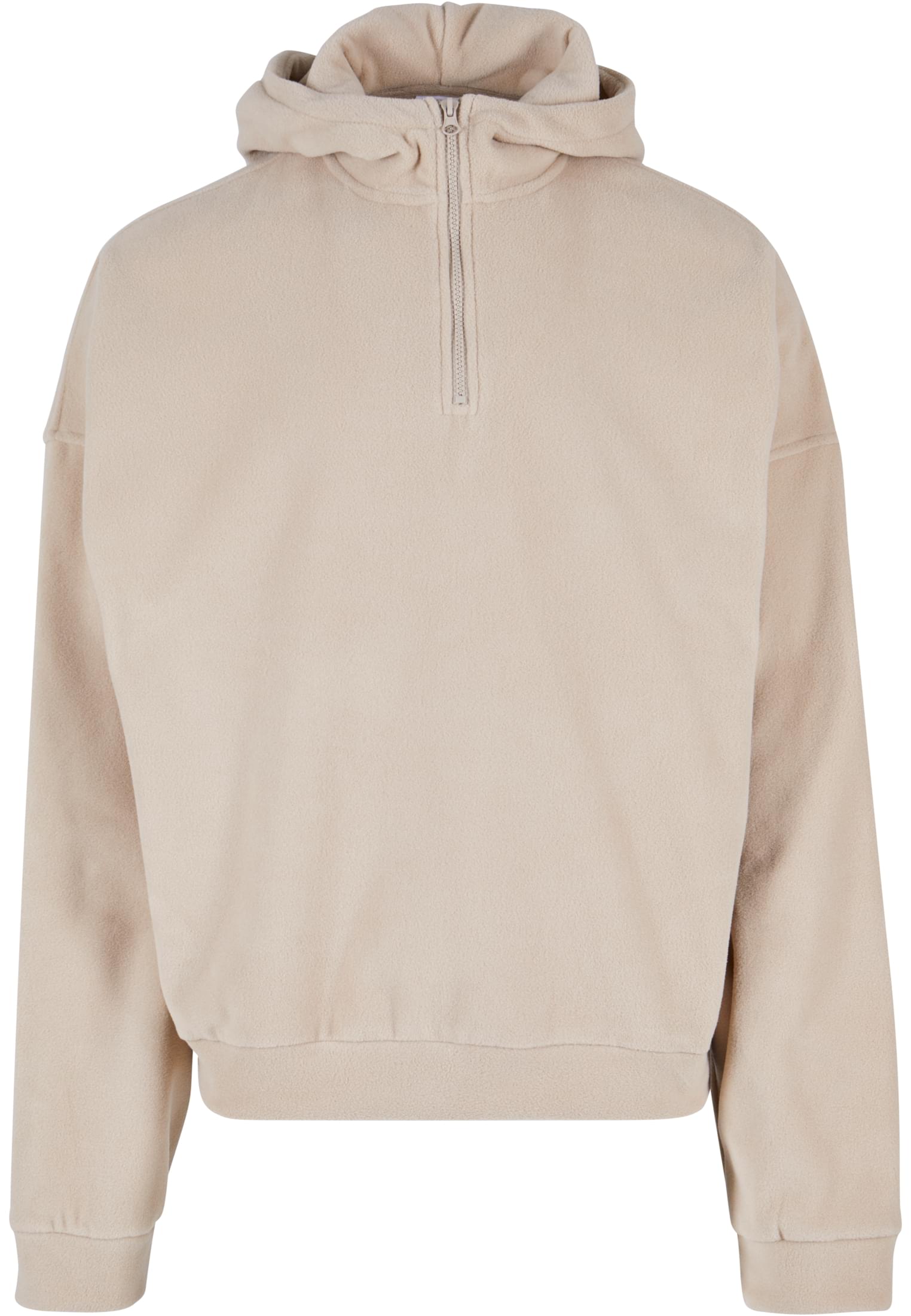 Oversized Polar Fleece Half Zip Hoody | wetsand