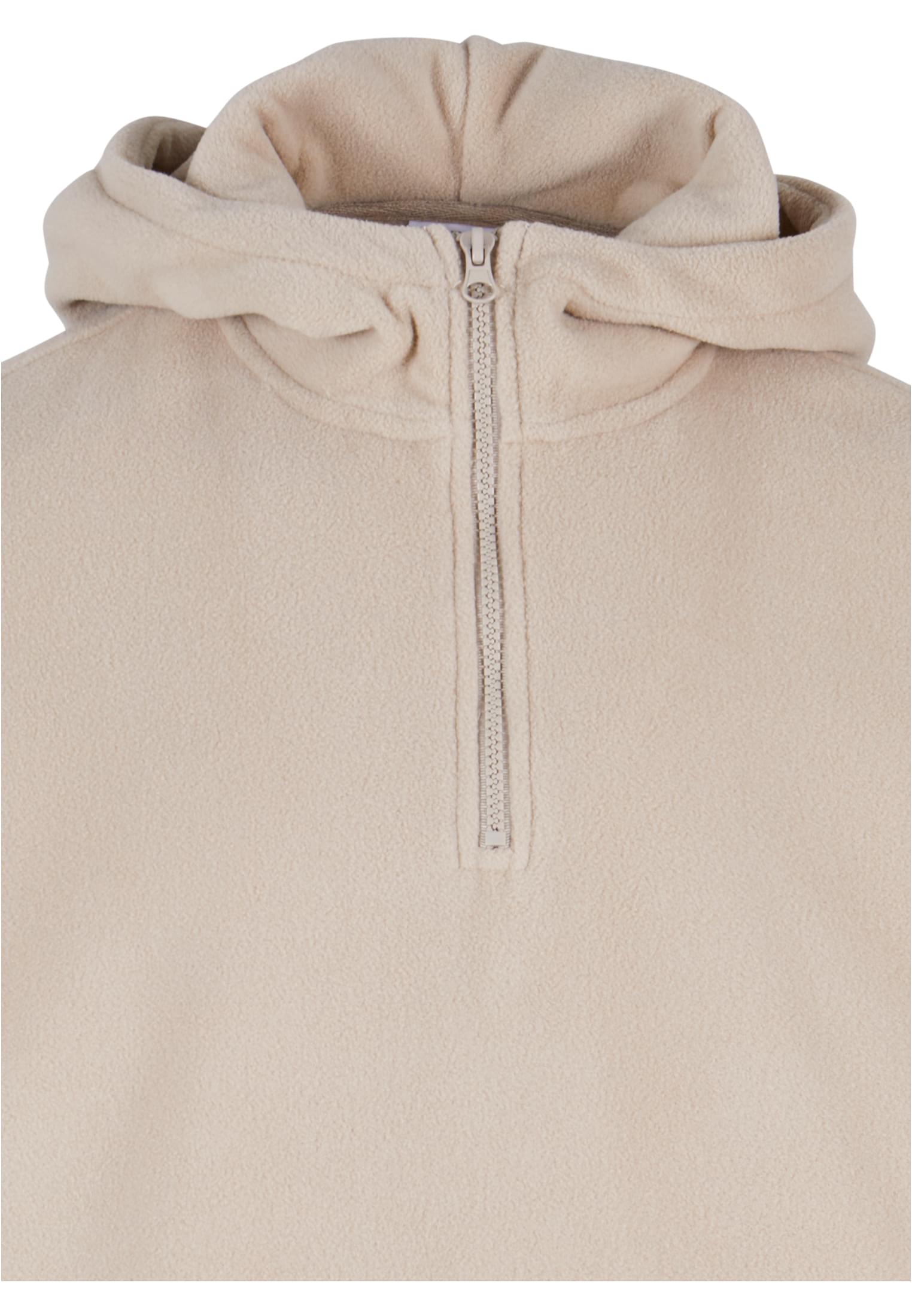 Oversized Polar Fleece Half Zip Hoody | wetsand