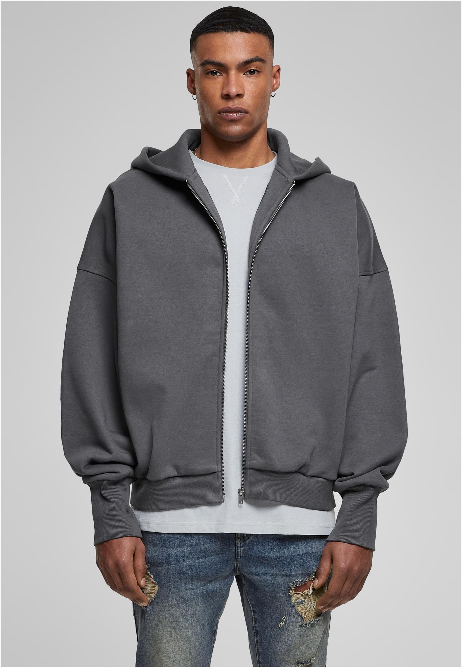 High Low Zip Hoody | darkshadow