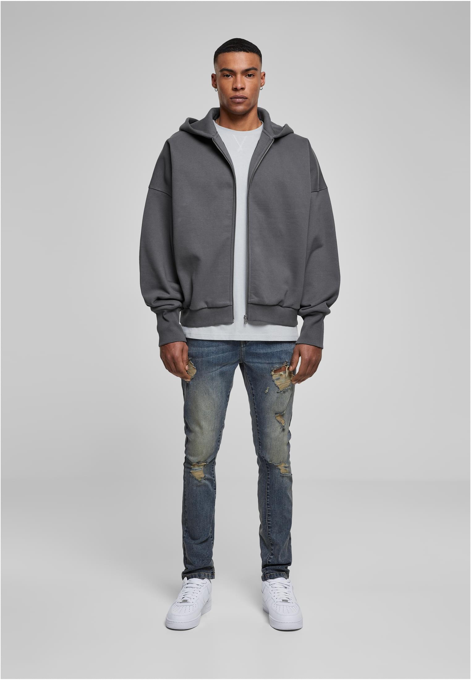 High Low Zip Hoody | darkshadow