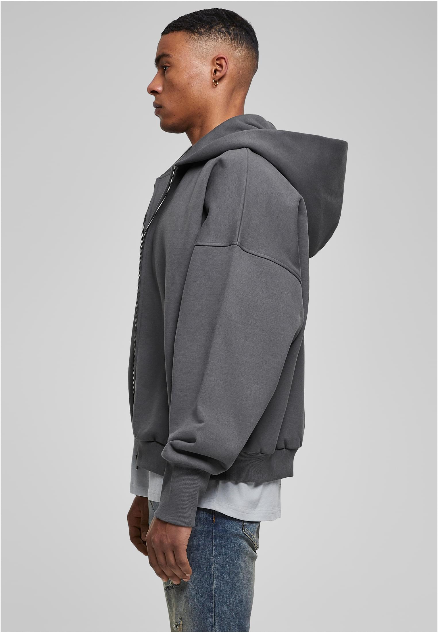 High Low Zip Hoody | darkshadow