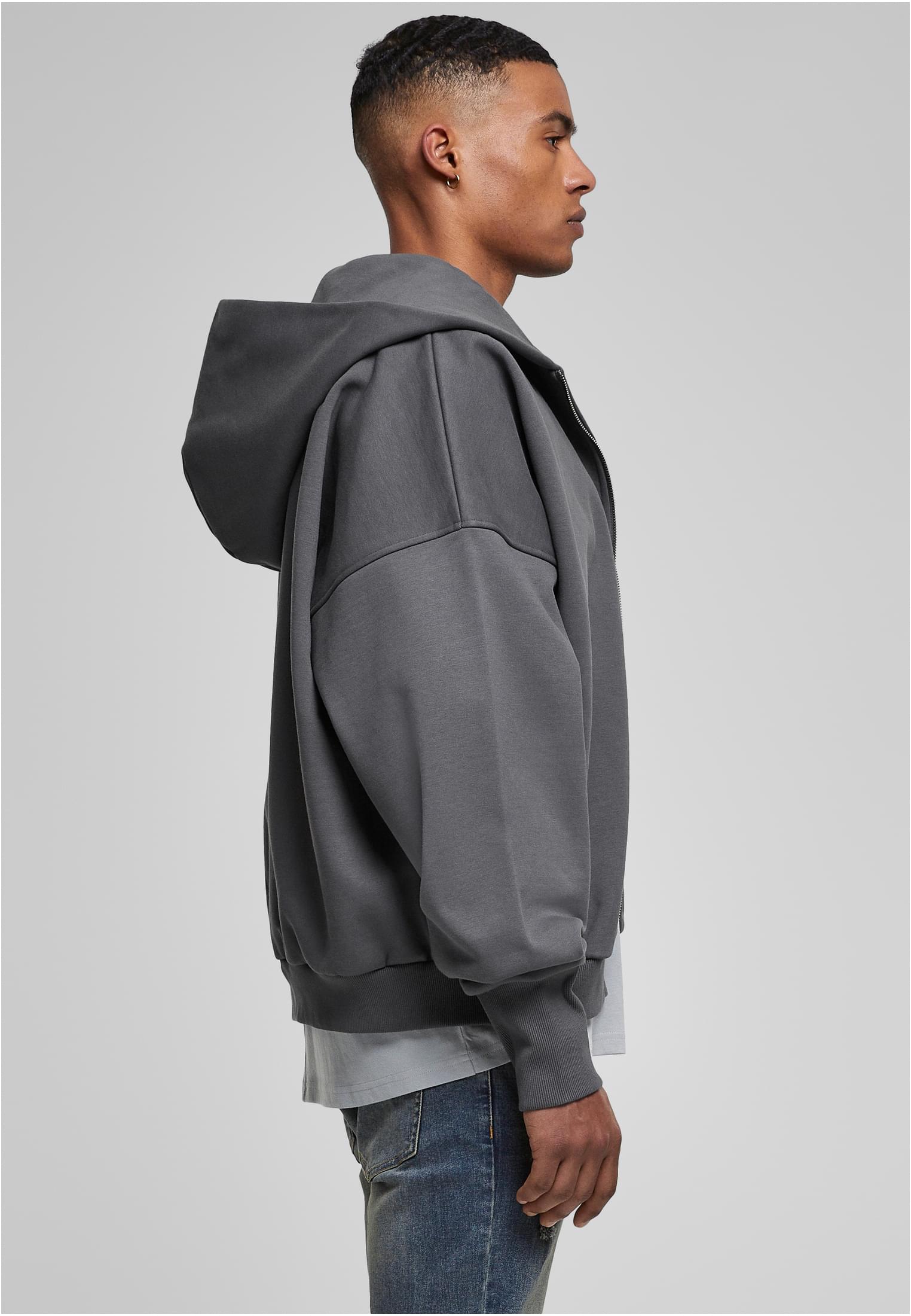 High Low Zip Hoody | darkshadow