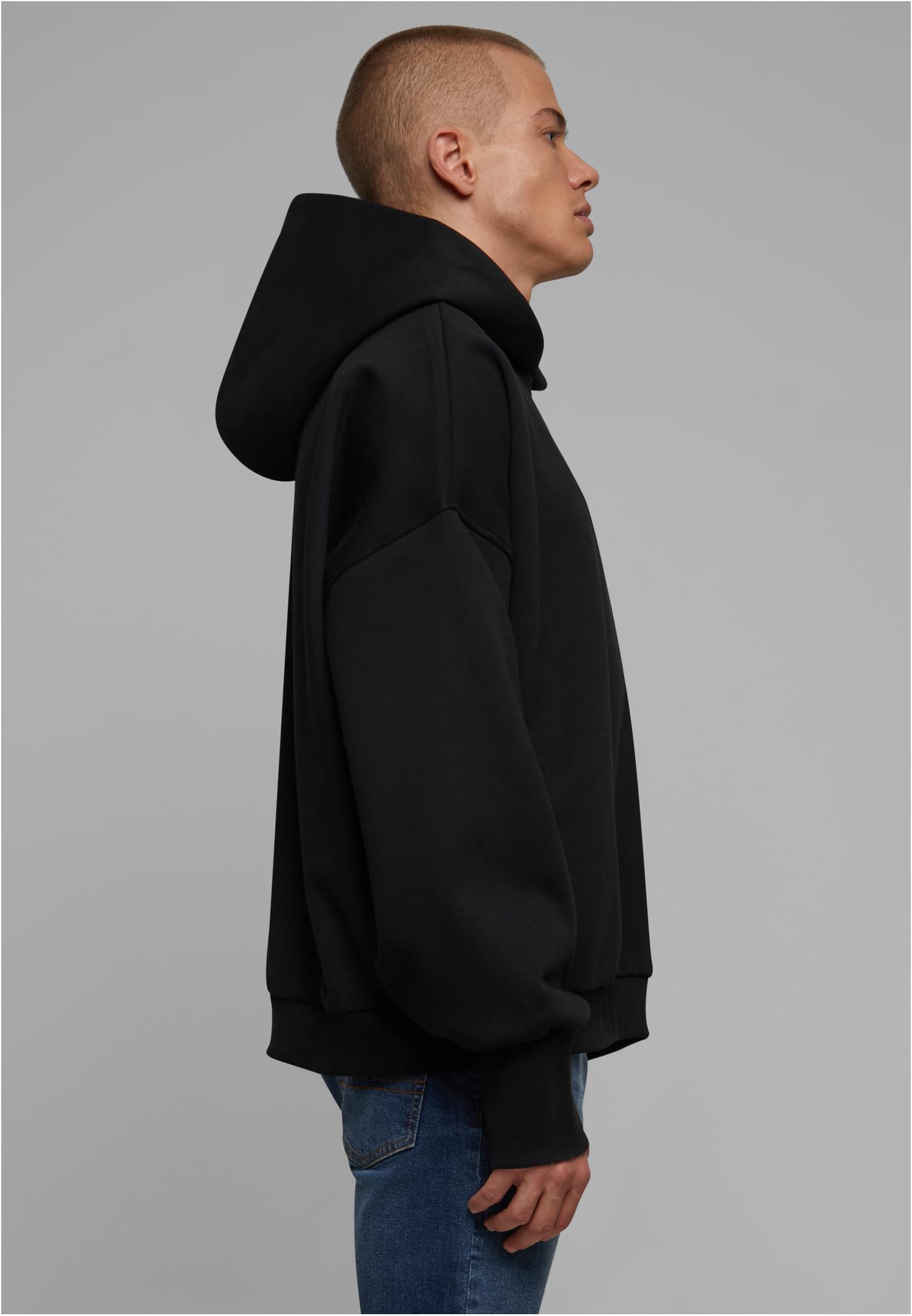 High Low Hoody | black