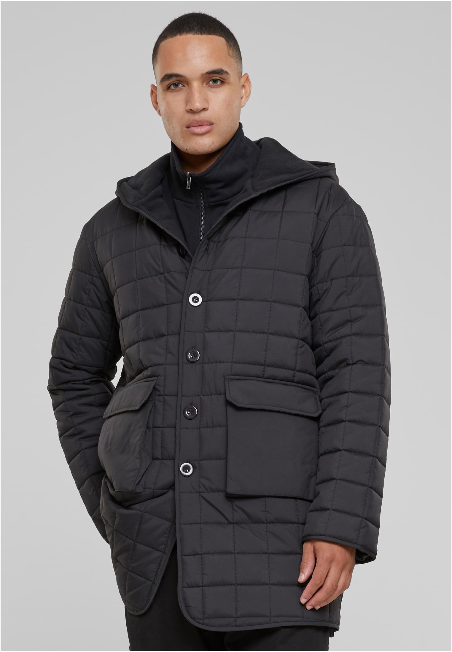 Polar Fleece Lined Parka | black